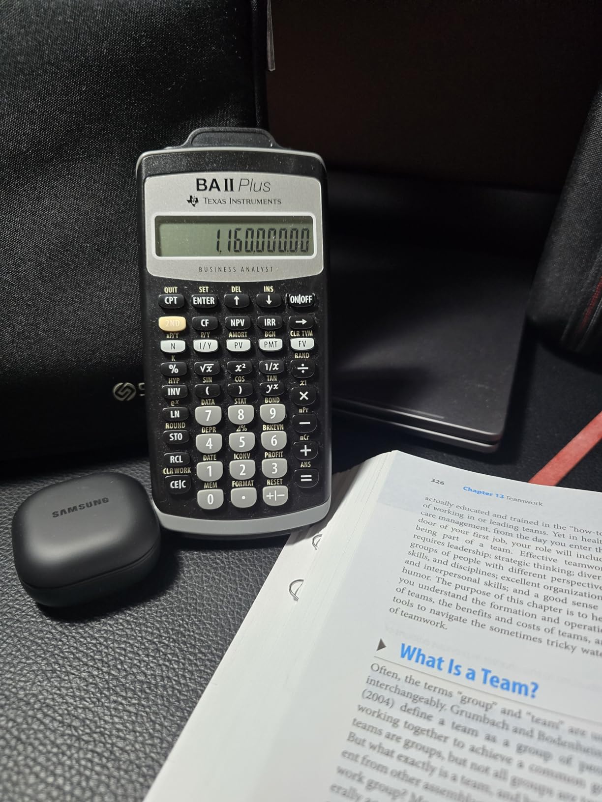 Texas Instruments BA II Plus Financial Calculator, Black Medium customer photo 2