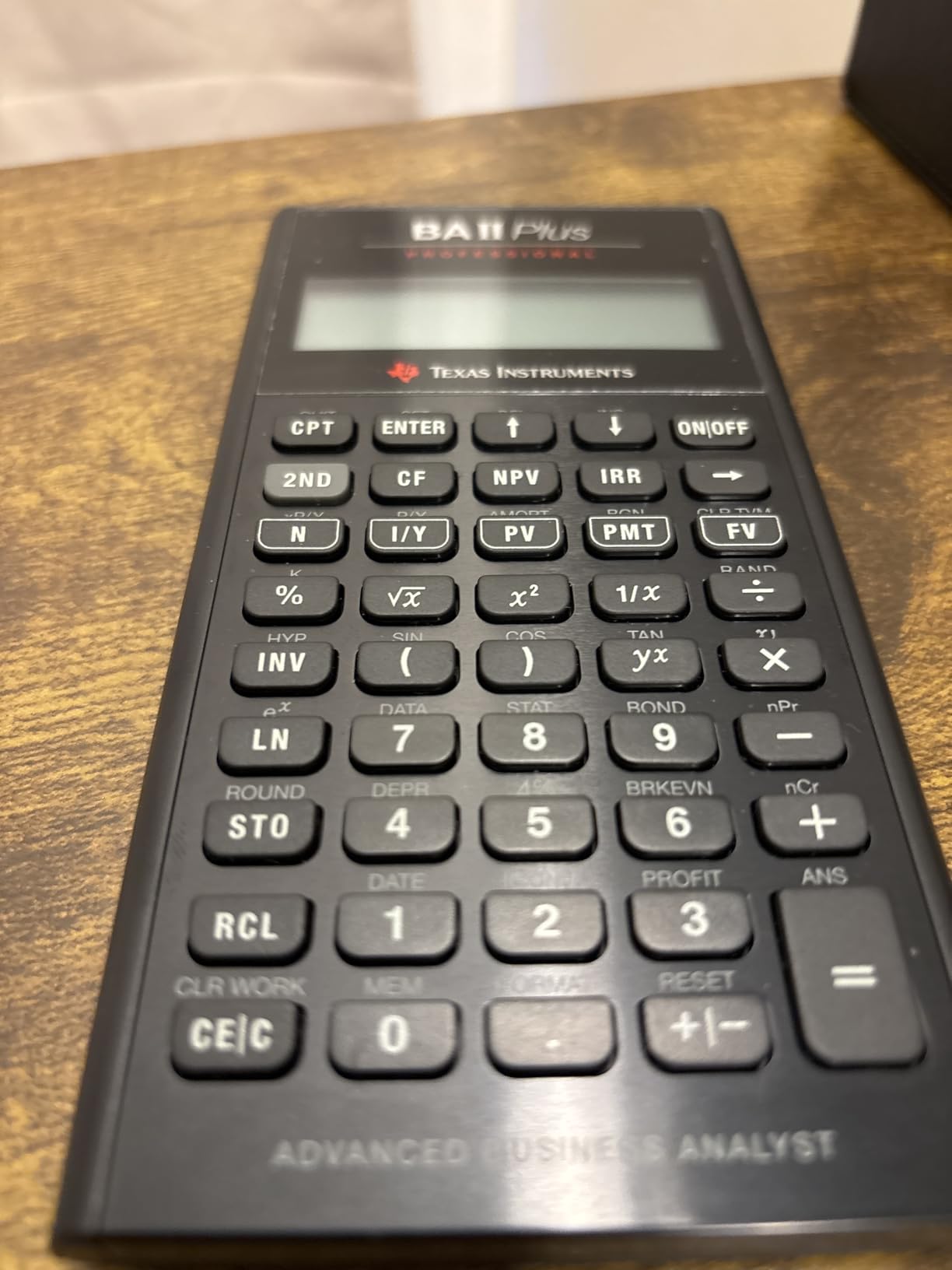 Texas Instruments BA II Plus Professional Financial Calculator customer photo 1