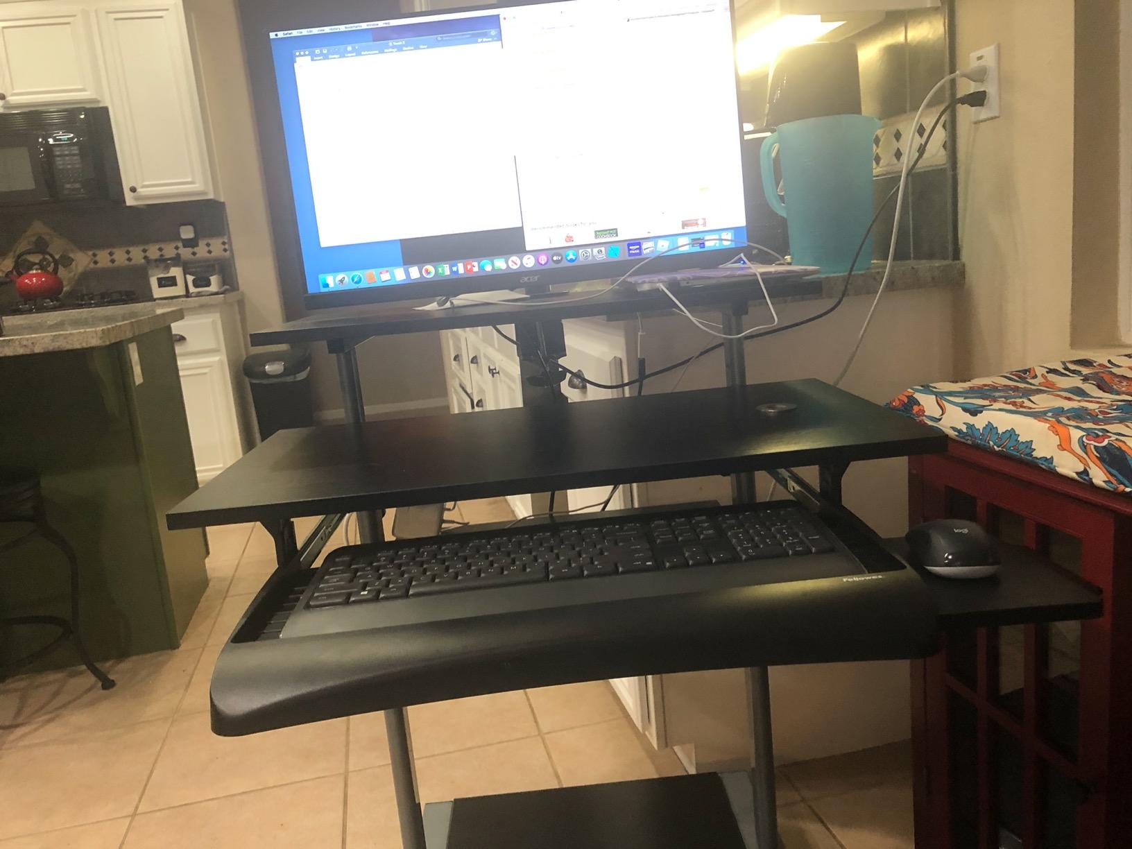 Fellowes Office Suites Underdesk Keyboard Drawer, Black/Silver (9140305) customer photo 1