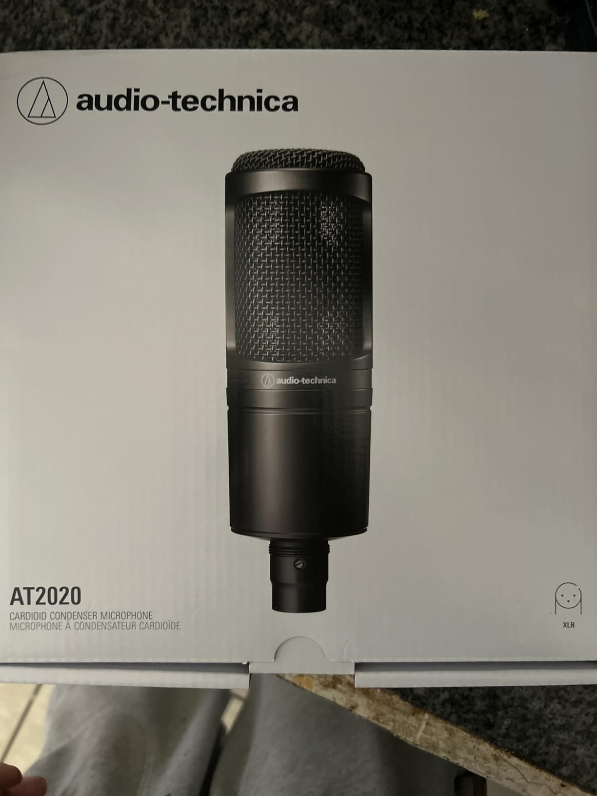 Audio-Technica AT2020 Cardioid Condenser Studio XLR Microphone, Ideal for Project/Home Studio Applications, Black customer photo 1