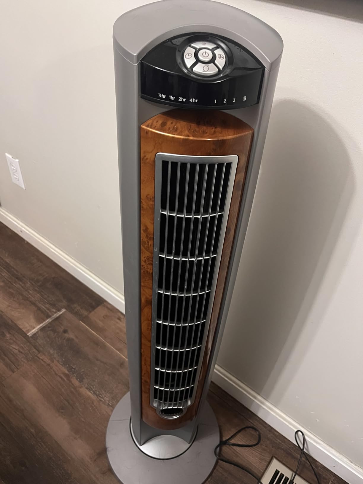 Lasko Oscillating Tower Fan with Remote, Quiet Floor Fans for Bedroom, 42