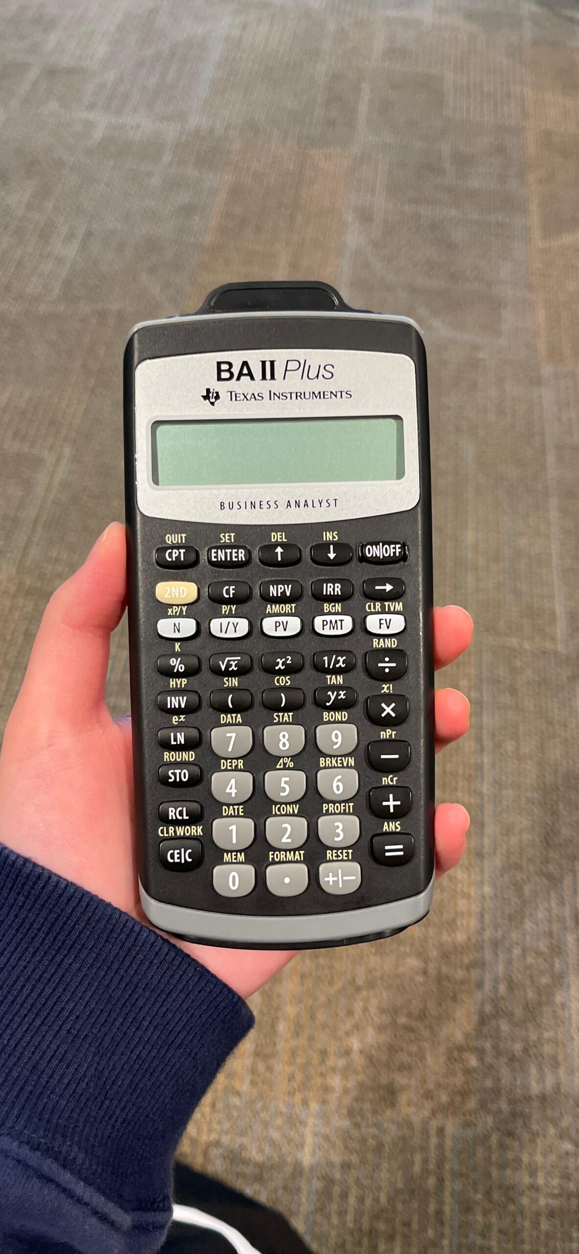 Texas Instruments IIBAPL/TBL/3E2 Advanced Financial Calculator BAII Plus customer photo 2