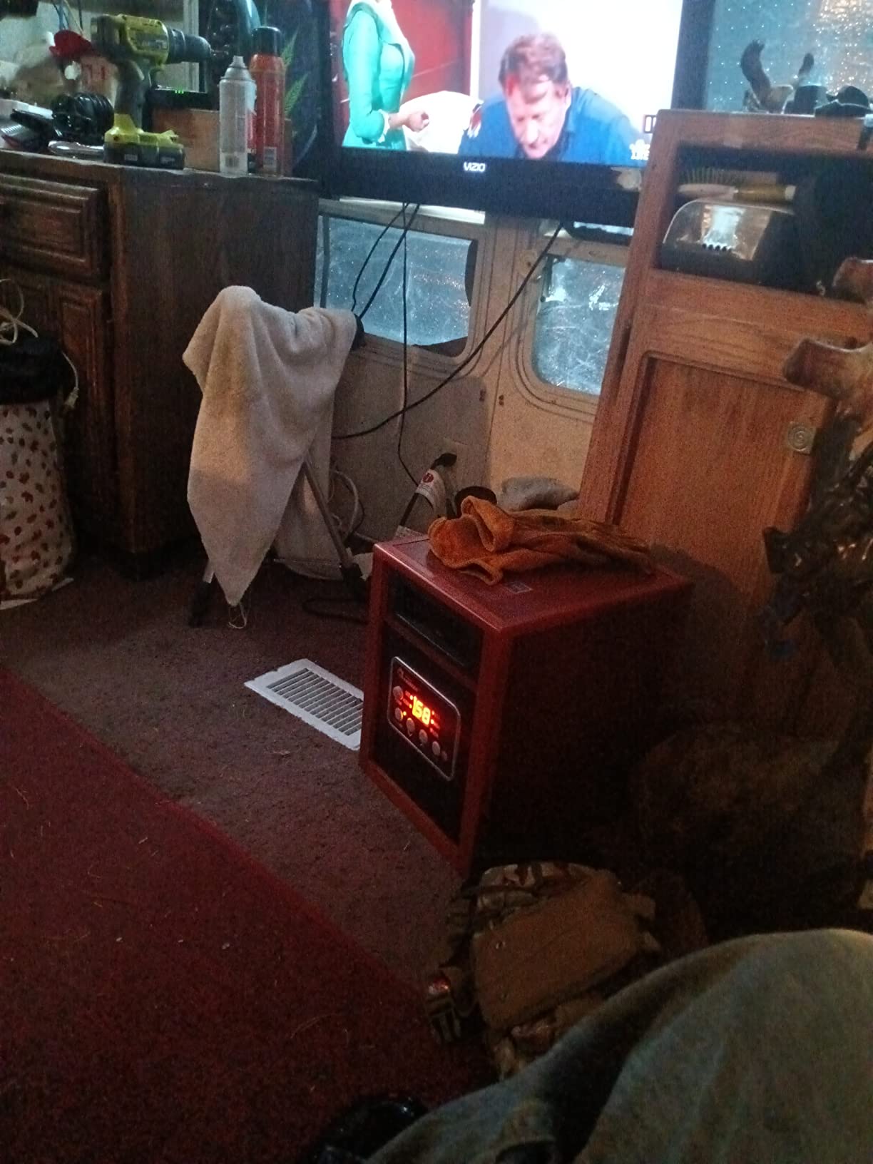 Dr Infrared Heater DR-968 Portable Space Heater, 1500-Watt, Cherry customer photo 1