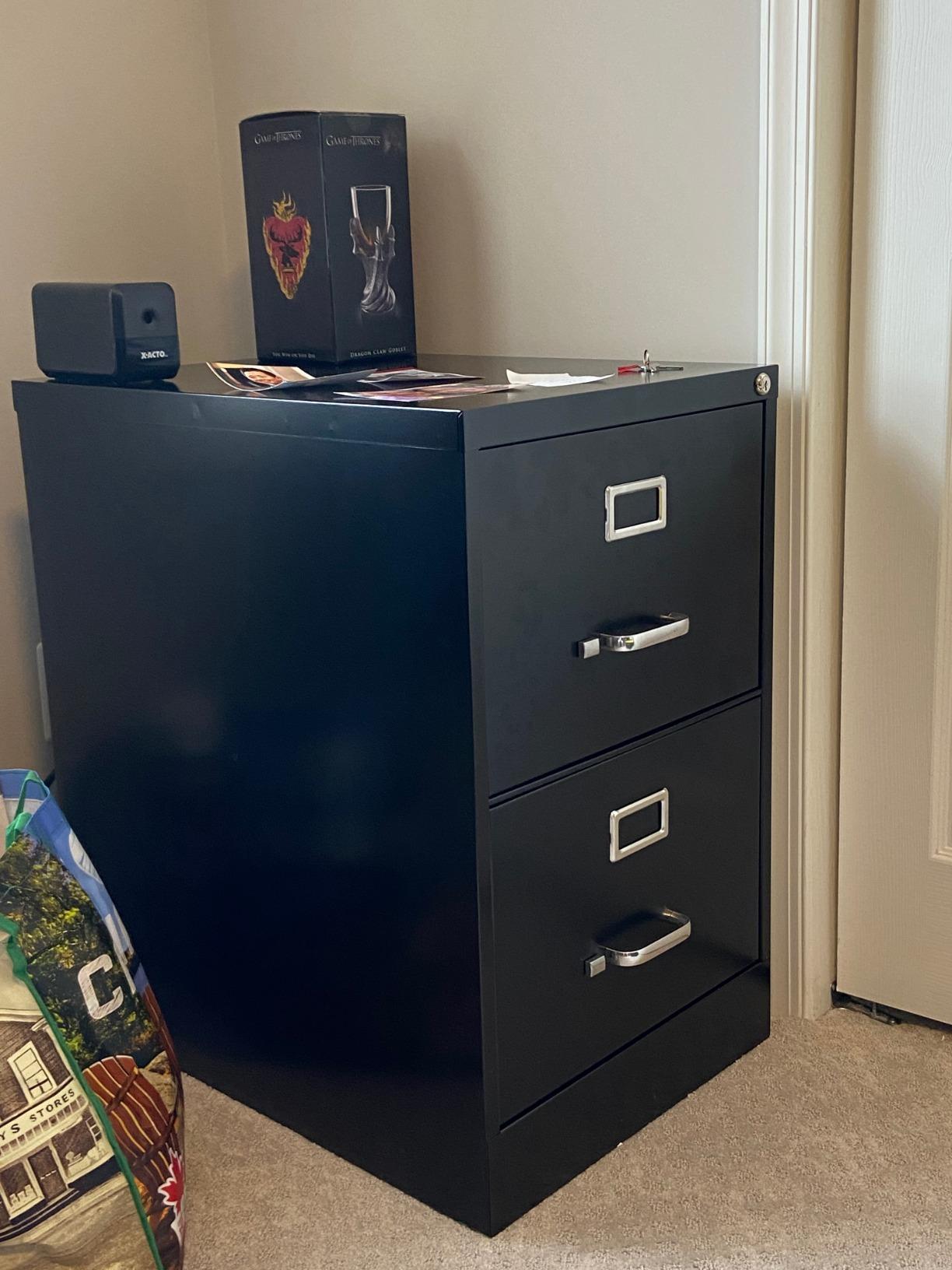 Hirsh Industries 2-Drawer Commercial Legal Size File Cabinet Finish: Black customer photo 1