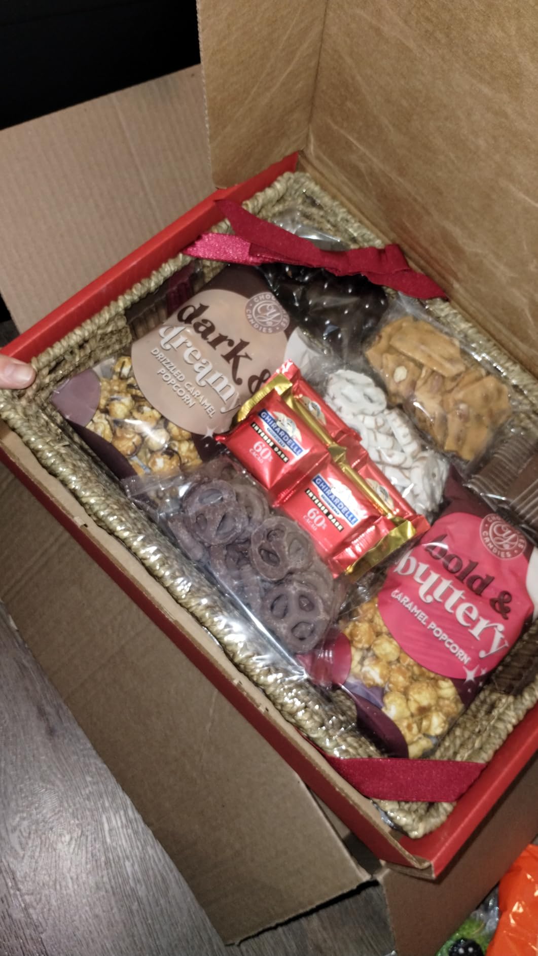 A Gift Inside Chocolate, Caramel and Crunch Grand Gift Basket customer photo 1