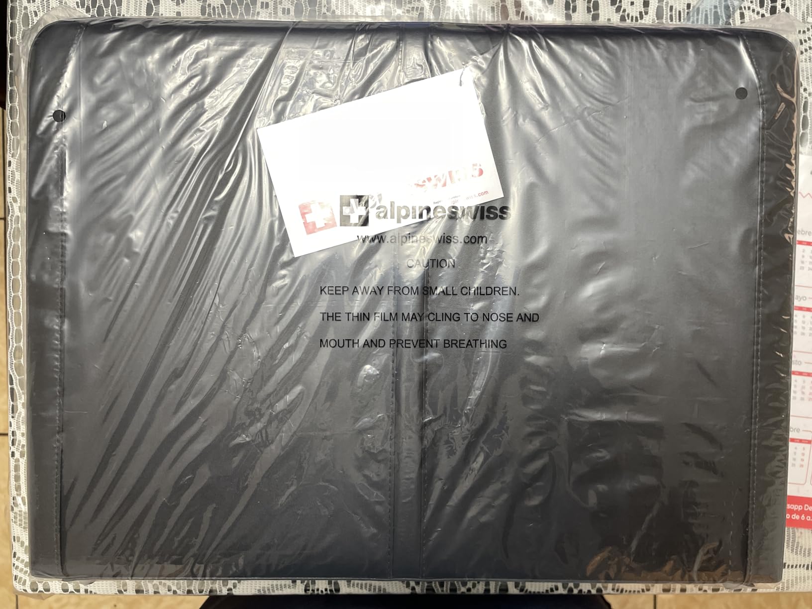 Alpine Swiss Mens Briefcase | Expandable Genuine Leather Attache Briefcase For Men | Dual Combination Lock Business Case customer photo 1