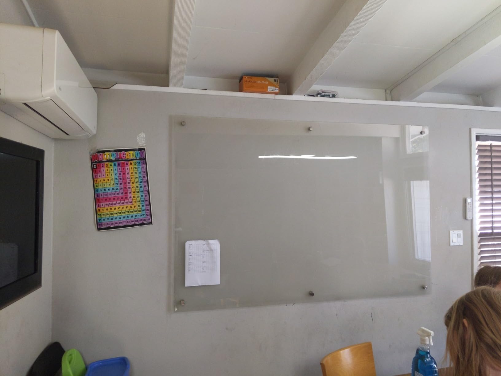 Quartet Whiteboard, Glass Dry Erase Board, Non-Magnetic, 36