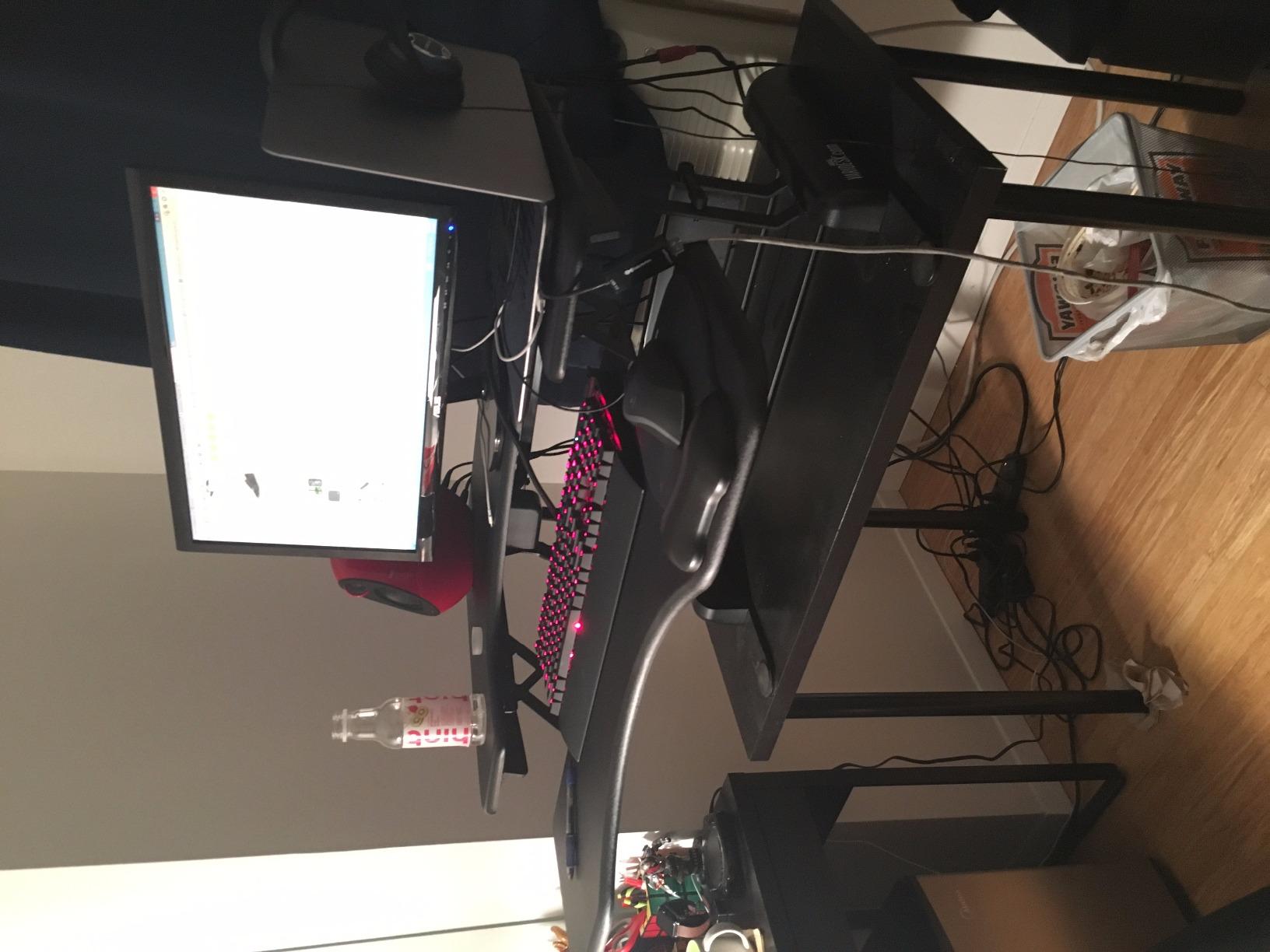 VariDesk Pro Plus 36 - Adjustable Desk Converter with 11 Height Settings - Fully Assembled with Spring Loaded Lift customer photo 1