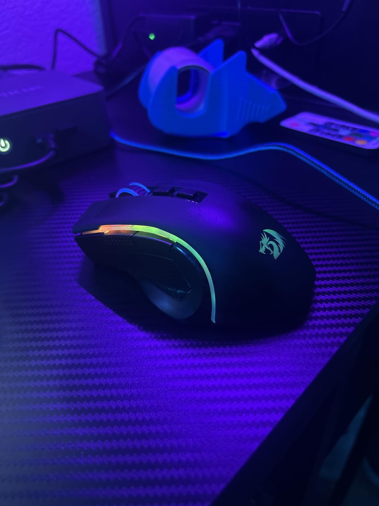 Redragon M602 Gaming Mouse, Ergonomic RGB Gaming Mouse Wired with 7200 Adjustable DPI, 9 Programmable Buttons, Professional Software for Gamer Office [Black] customer photo 2