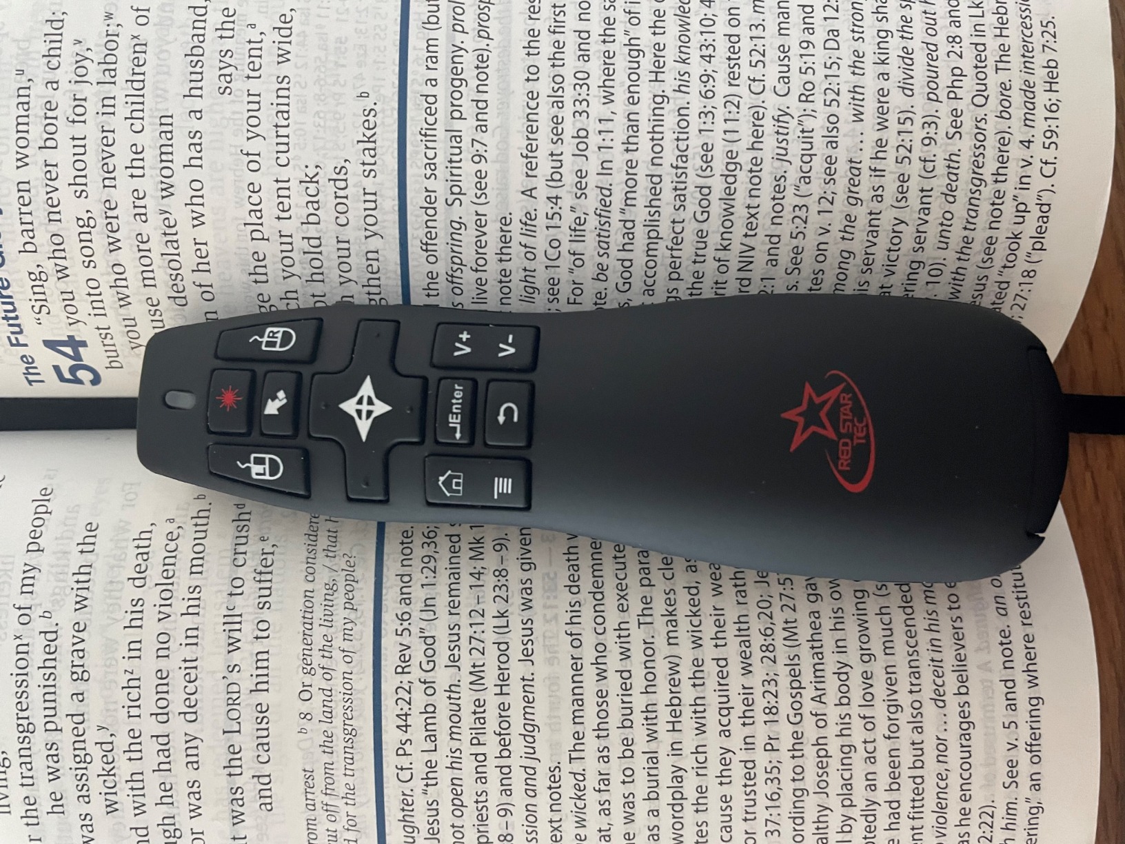 PR-820 Presentation Clicker for Mac - Smartboard Remote PowerPoint Clicker with Laser Pointer & Air Mouse, Compatible with Keynote, Google Slides, MacBook & PC customer photo 2