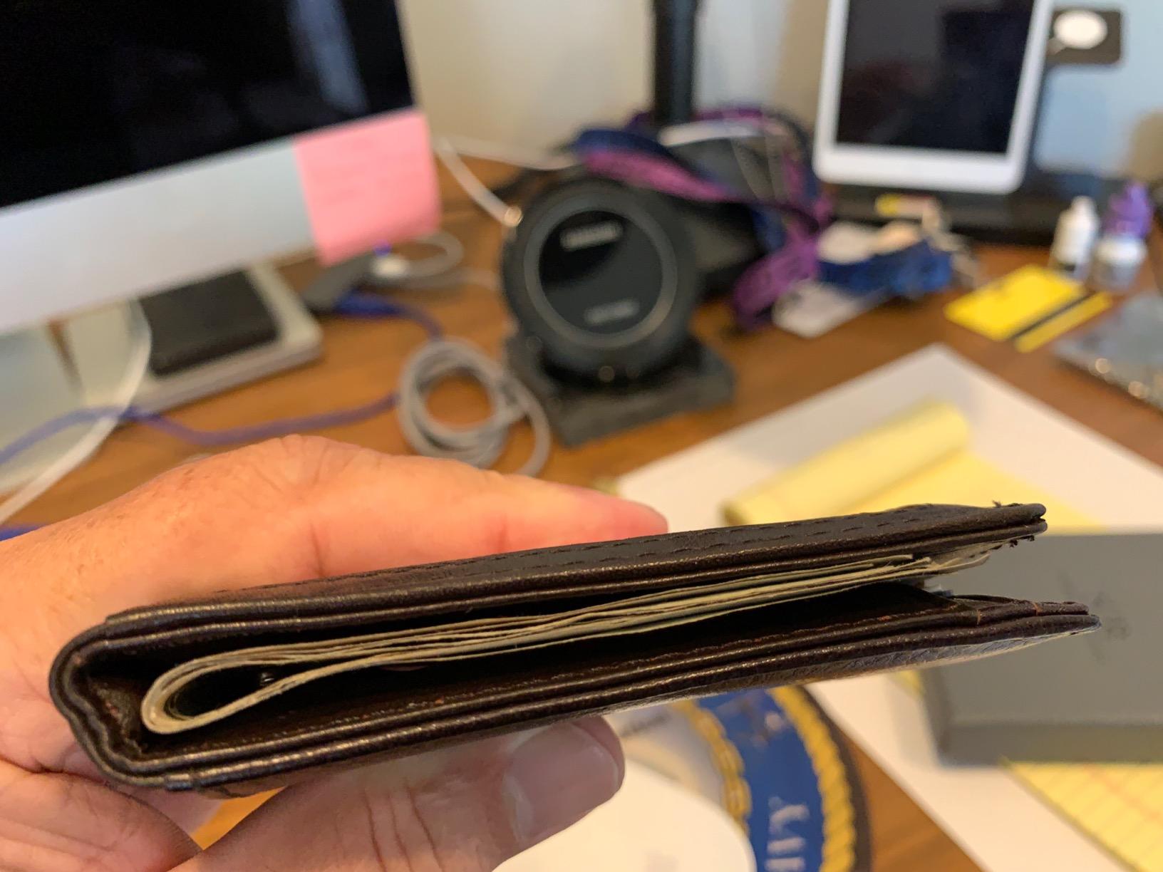SERMAN BRANDS RFID Blocking Slim Bifold Genuine Leather Minimalist Front Pocket Wallets for Men with Money Clip Thin Gift customer photo 1