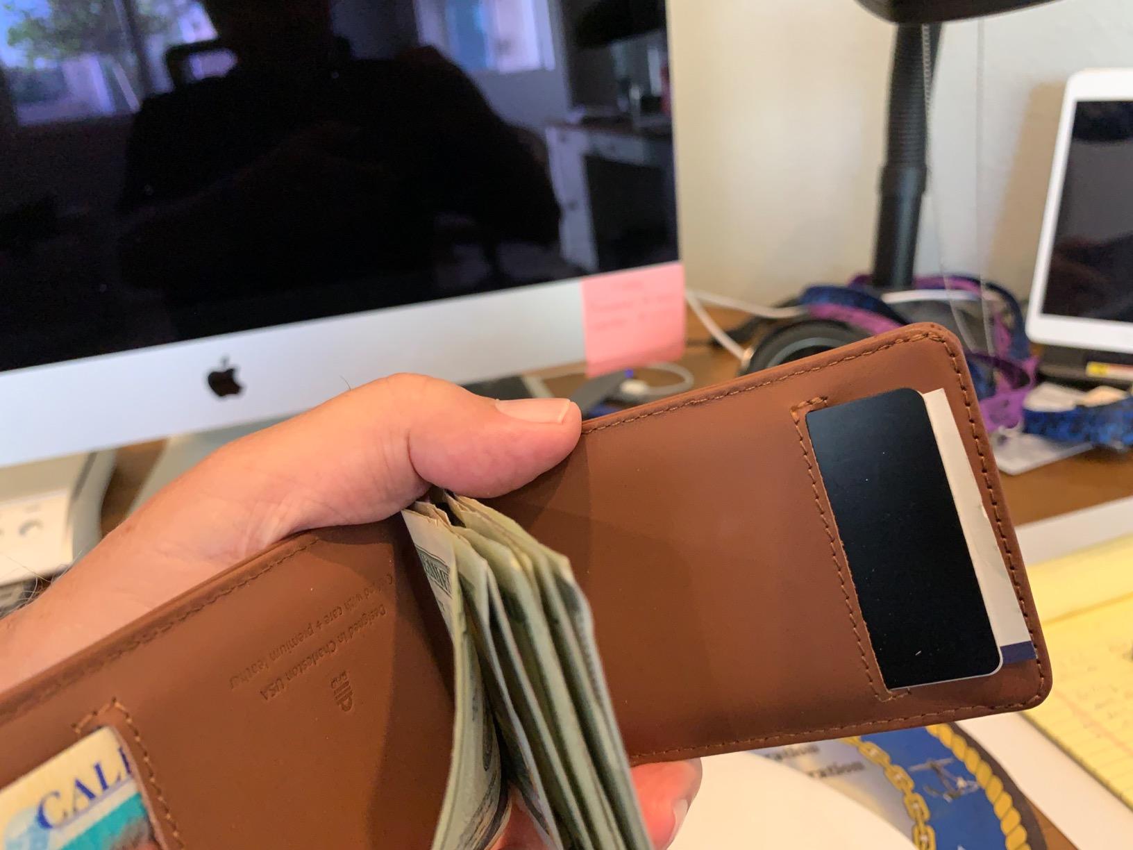 SERMAN BRANDS RFID Blocking Slim Bifold Genuine Leather Minimalist Front Pocket Wallets for Men with Money Clip Thin Gift customer photo 2
