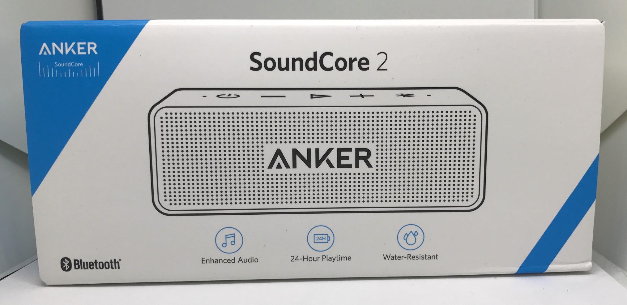 Anker Soundcore 2 Portable Bluetooth Speaker with Stereo Sound, Bluetooth 5, Bassup, IPX7 Waterproof, 24-Hour Playtime, Wireless, Speaker for Home, Outdoors, Travel customer photo 2