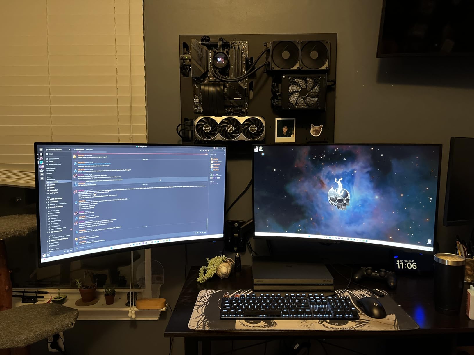 WALI Computer Monitor Wall Mount for 17 to 32 Inch Screens, Single Monitors Mount Holds up to 22lbs, Fully Adjustable Wall Mount Monitor Arm, 75x75/100x100mm VESA Mount (GSWM001), Black customer photo 2