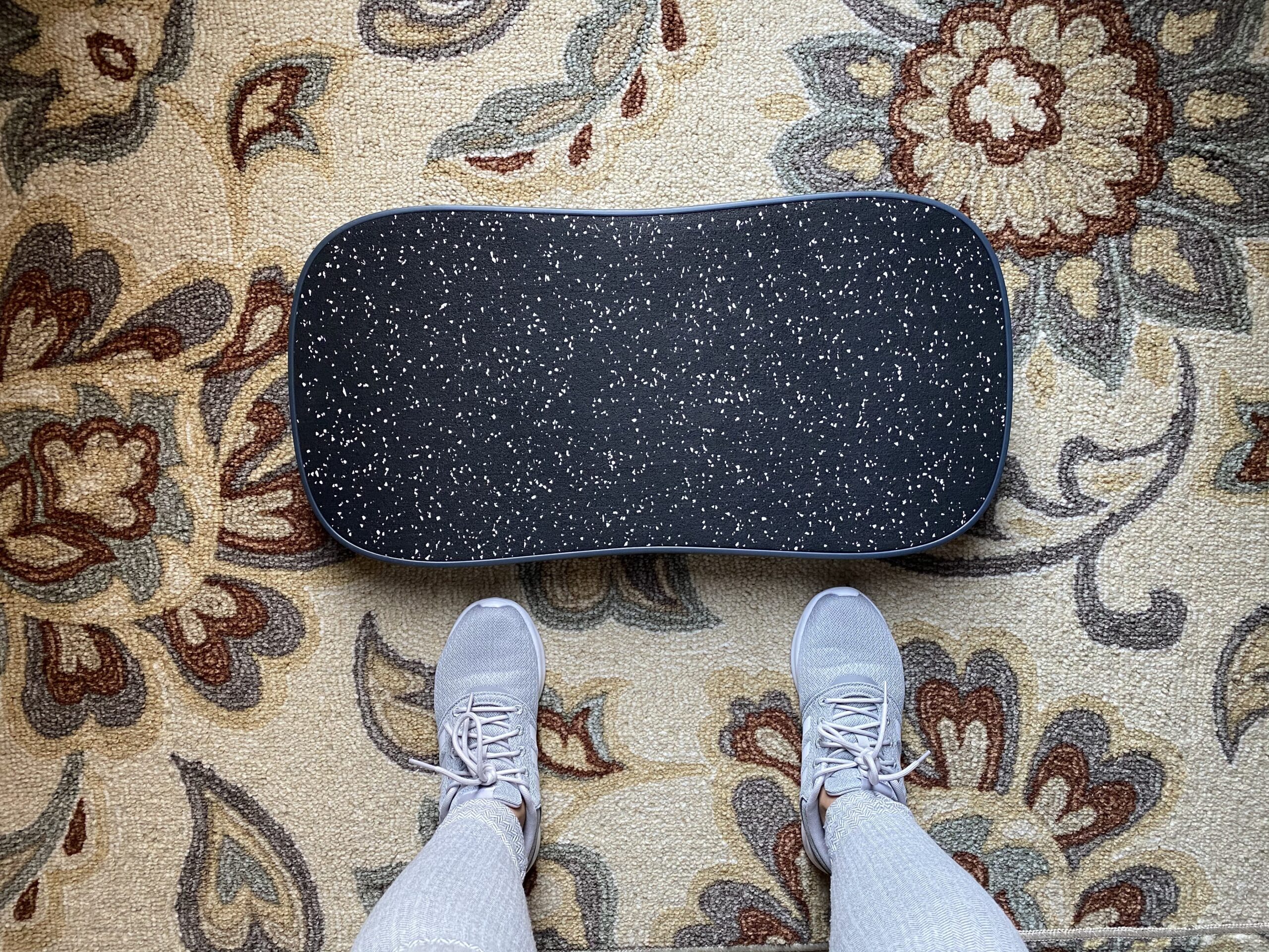 FluidStance Adult Balance Board for Standing Desk - Anti Fatigue USA Made 360 Degree Rocker Wobble Board as Exercise Equipment to Increase Focus & Movement - Sustainable Anti-Slip Plane Standing Board customer photo 1