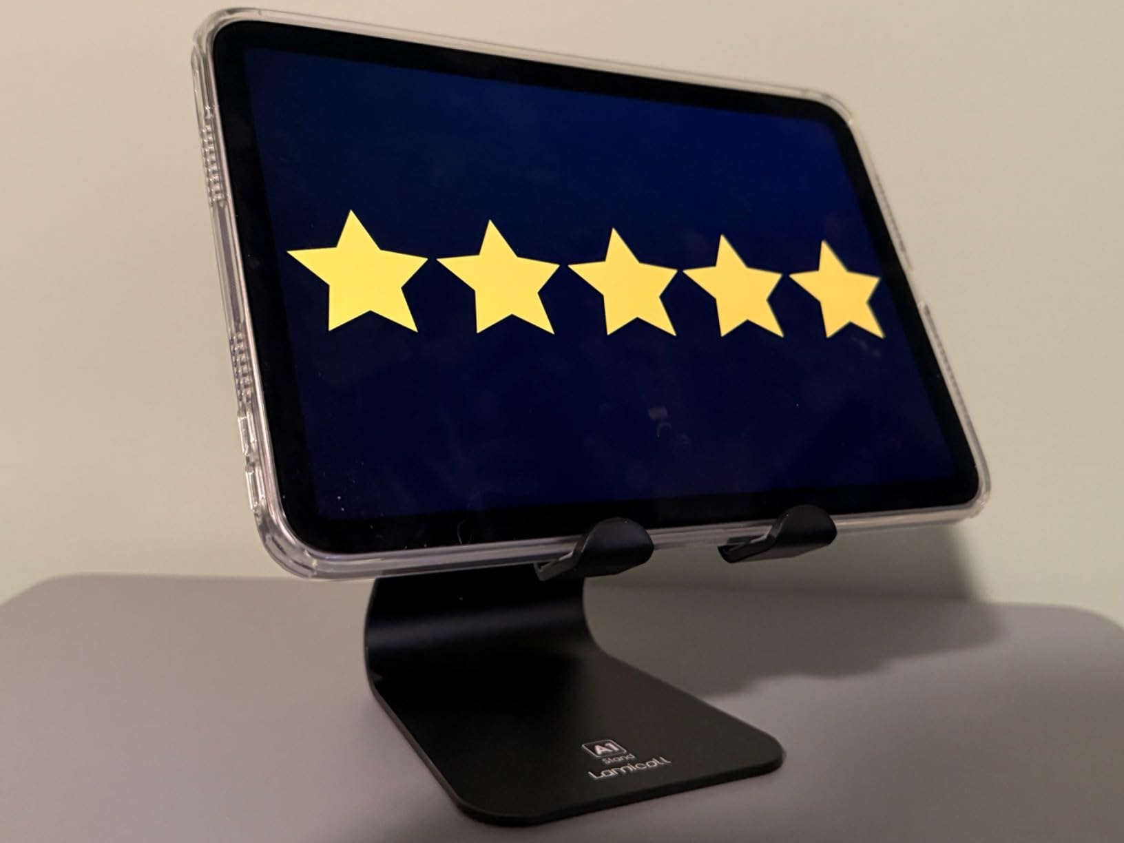 Lamicall Tablet Stand, Tablet Holder for Desk - Multi-Angle Adjustable Tablet Desktop Dock Gifts, Compatible with iPad Pro 11, 12.9, Air, Mini, Fire HD, Galaxy Tab, and Other 4-13