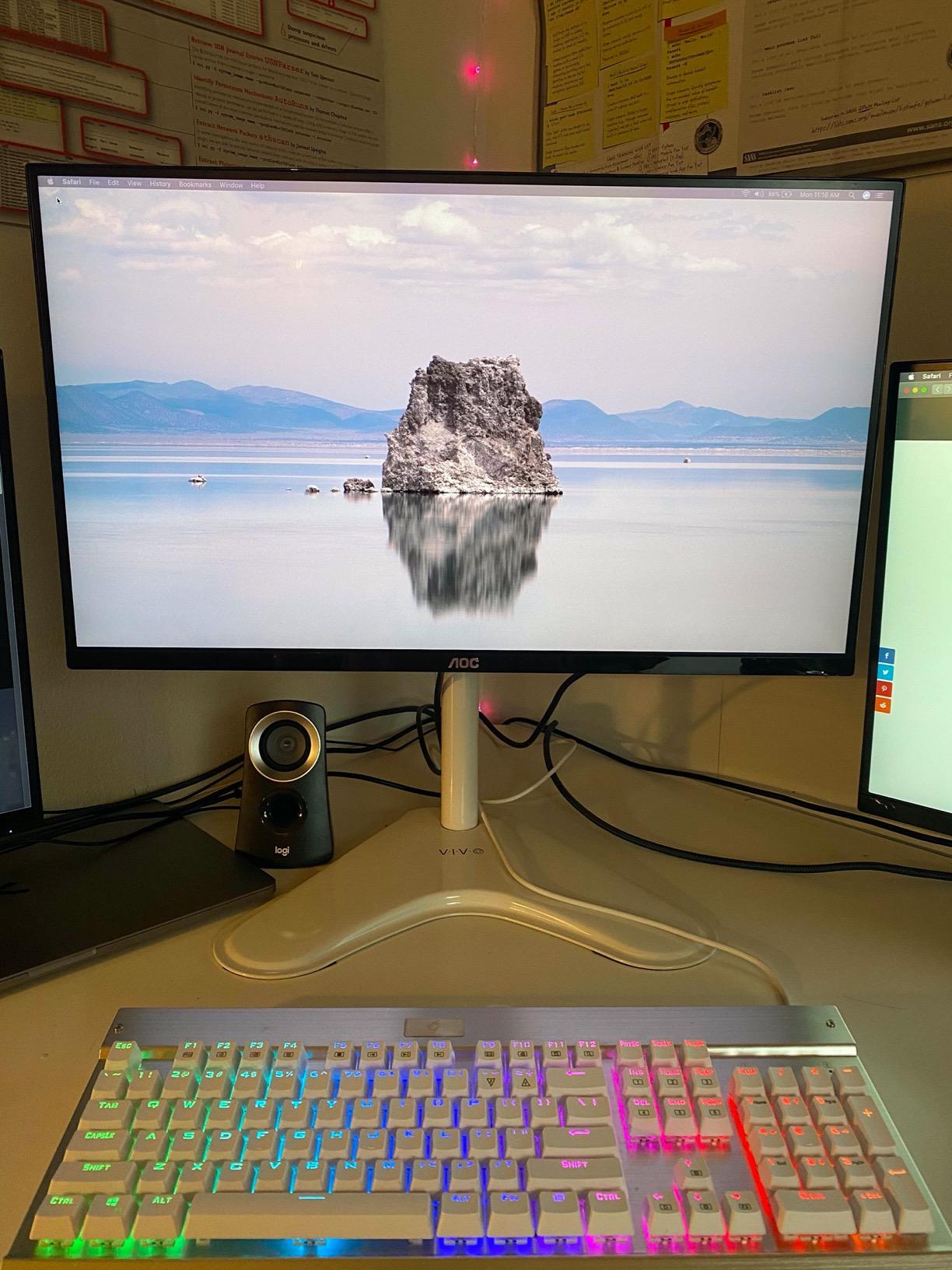 VIVO Extra Tall Single LCD Computer Monitor Free-Standing Adjustable Desk Stand for 1 Screen up to 27 inch, STAND-V011H customer photo 1