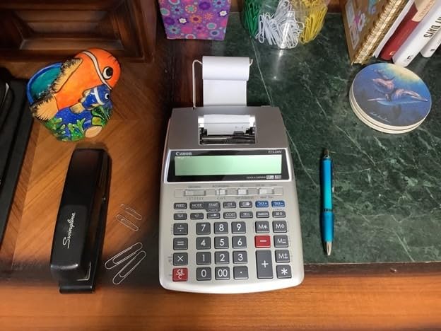 Canon P23-DHV-3 Printing Calculator with Double Check Function, Tax Calculation and Currency Conversion customer photo 1