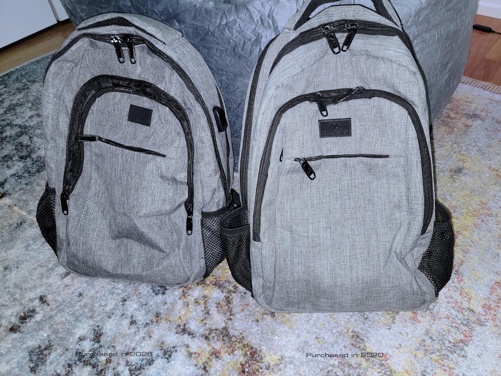 MATEIN Business Laptop Backpack, 15.6 Inch Travel Laptop Bag Rucksack, Water-Resistant Bag Daypack for Work College Computer Men Women Backpack, Black customer photo 2