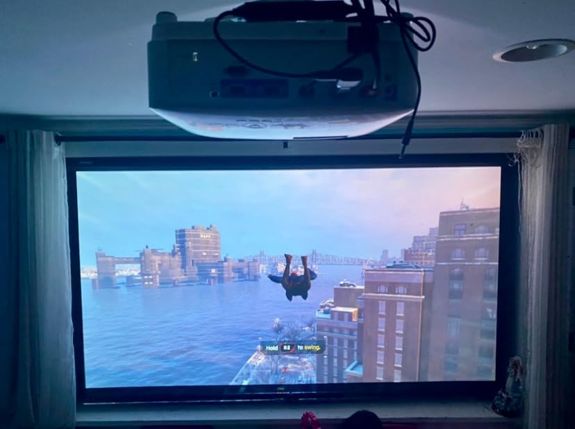 BenQ TH671ST | 1080p Short Throw Gaming Projector | Gaming Mode for Intense Low Input Lag Action | 3000 Lumens | Auto Vertical Keystone | Universal Connectivity | Built in speaker customer photo 1