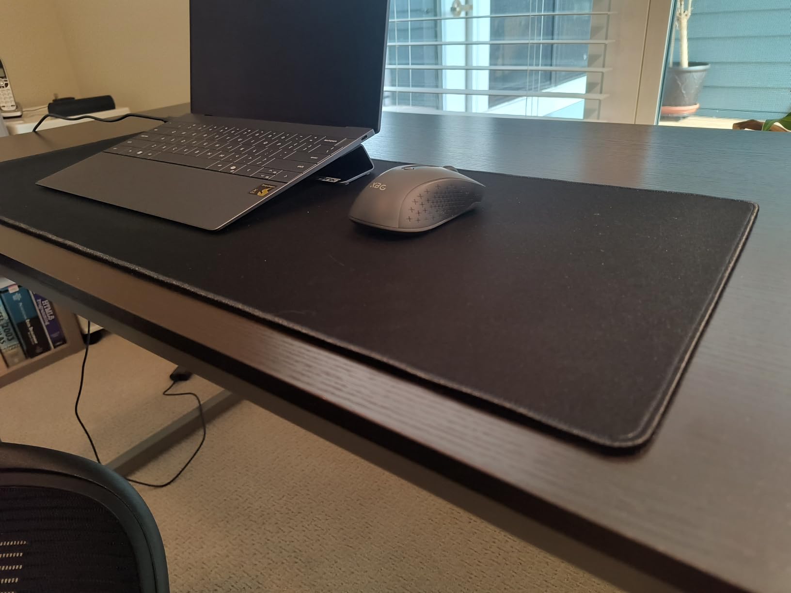 KTRIO Large Gaming Mouse Pad Desk Mat, Superior Micro-Weave Cloth for Precise Mouse Control, Non-Slip Rubber Base, Stitched Edges, Water-Resistant, for Gamer, Office & Home, 31.5