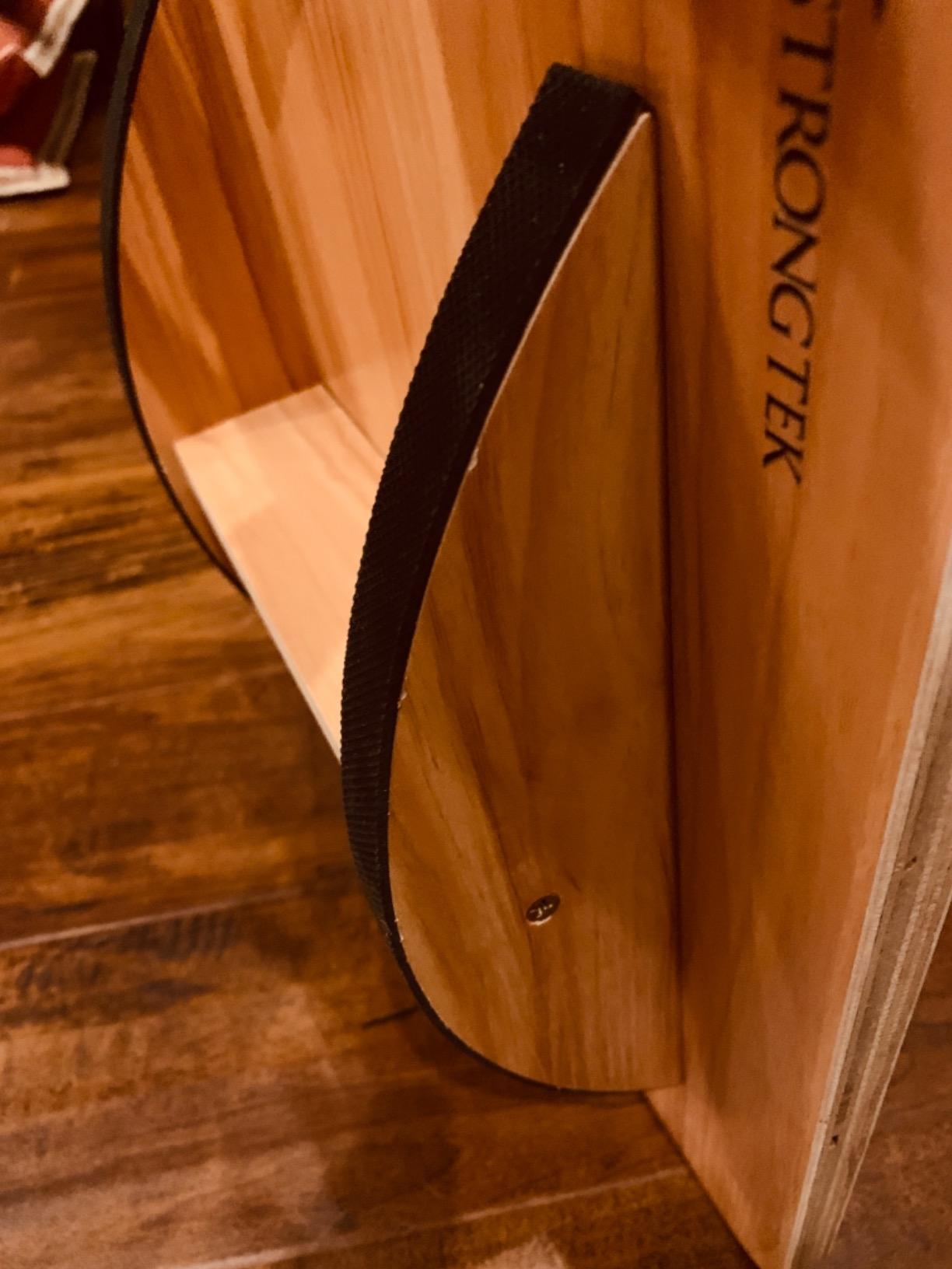 StrongTek Professional Wooden Balance Board, Rocker Board, Wood Standing Desk Accessory, Balancing Board for Under Desk, Anti Slip Roller, Core Strength, Stability, Office Wobble Boards customer photo 2