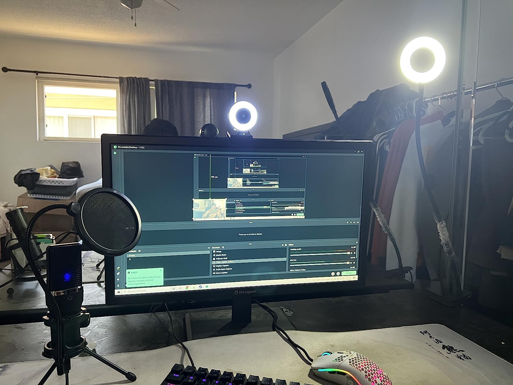 Webcam Streaming Kit with USB RGB Microphone & LED Light - 1080P 30FPS Streaming Camera Bundle for Twitch, YouTube, Podcasting, WFH - PC & Mac Compatible customer photo 1