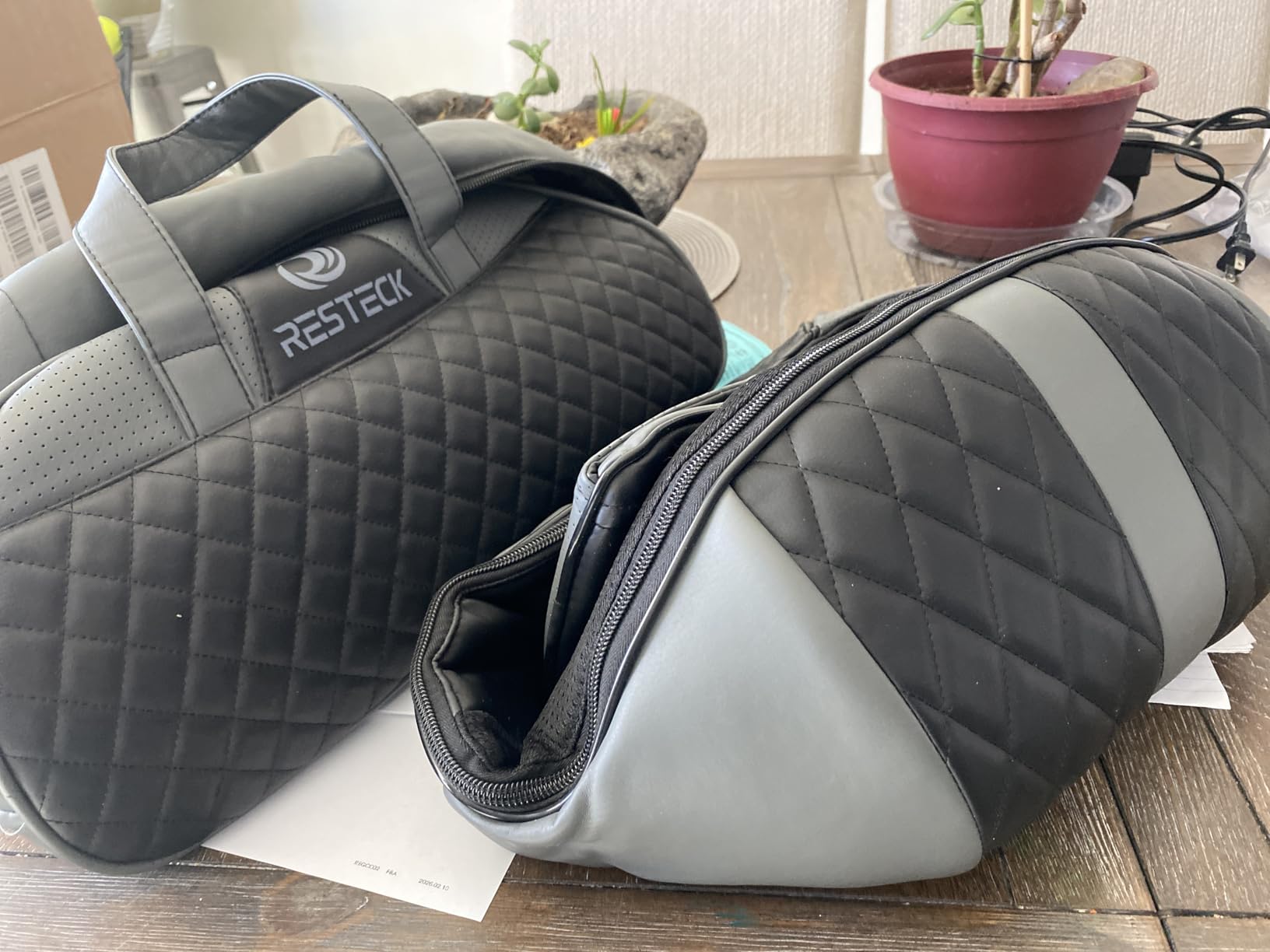 RESTECK Massagers for Neck and Back with Heat - Deep Tissue 3D Kneading Pillow, Electric Shiatsu Shoulder Massage, Foot, Legs,Body - Relieve Muscle Pain - Office, Home & Car customer photo 1