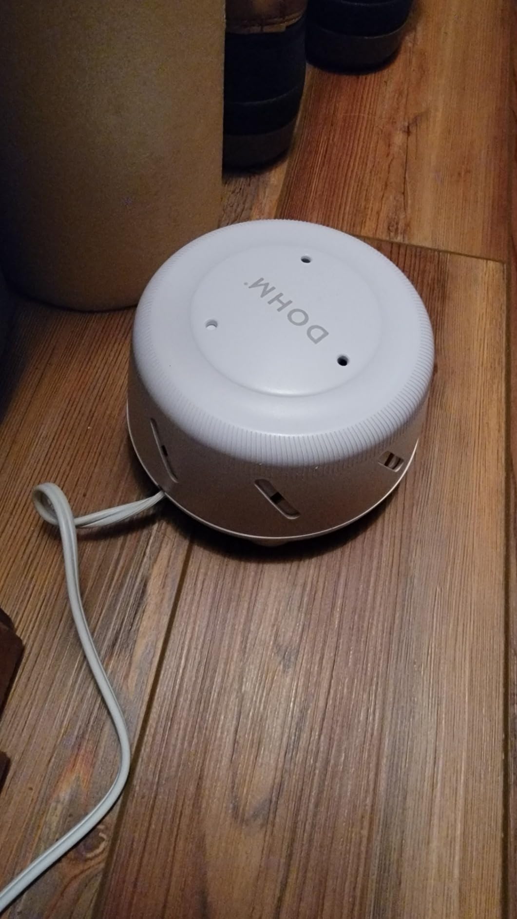 Yogasleep Dohm UNO White Noise Sound Machine (White) With Real Fan Inside for Non-Looping White Noise, For Travel, Office Privacy, Meditation, Sleep Aid For Adults & Baby, Registry Gift customer photo 1