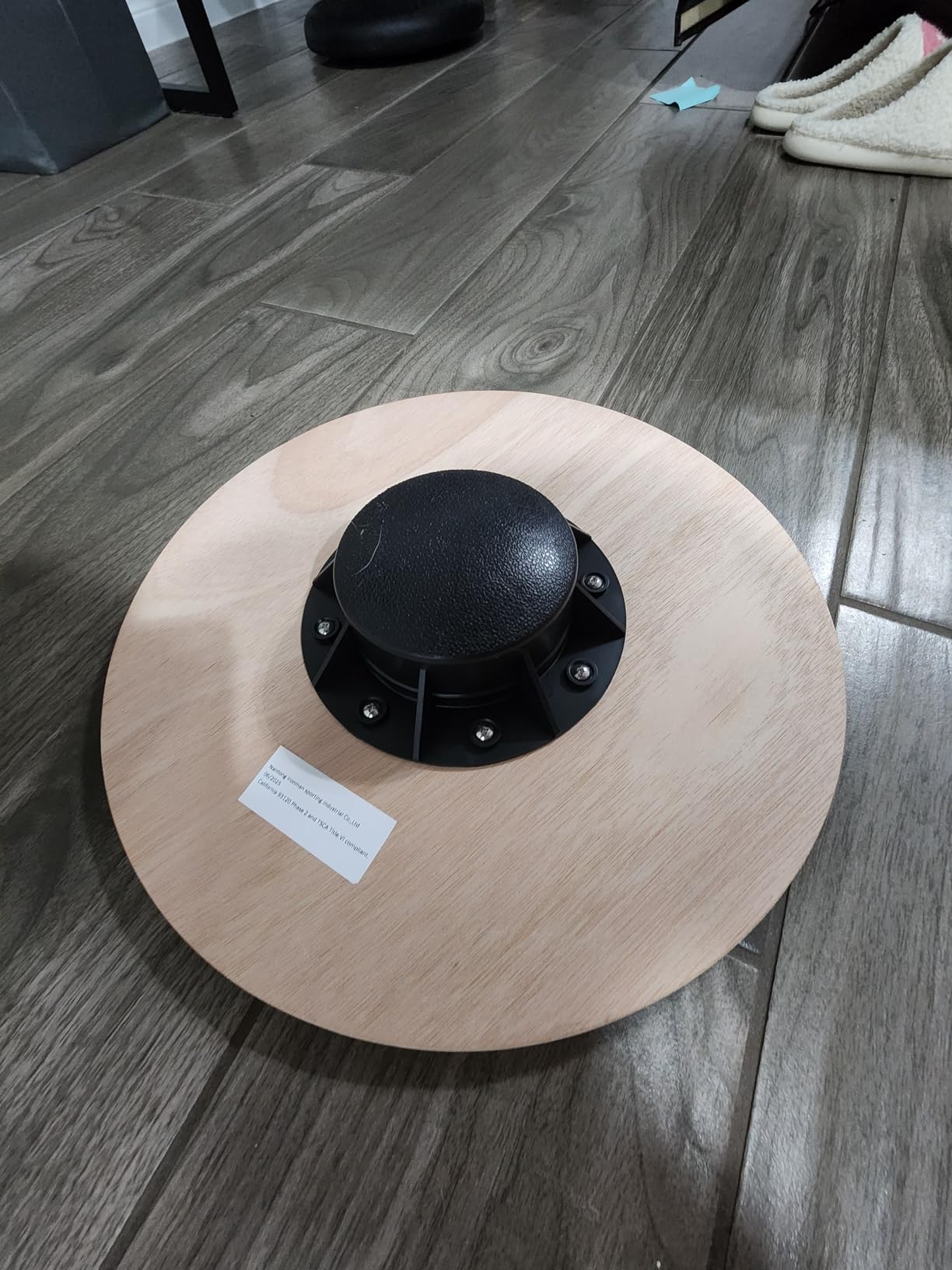 Amazon Basics Wood Wobble Balance Trainer Board customer photo 1