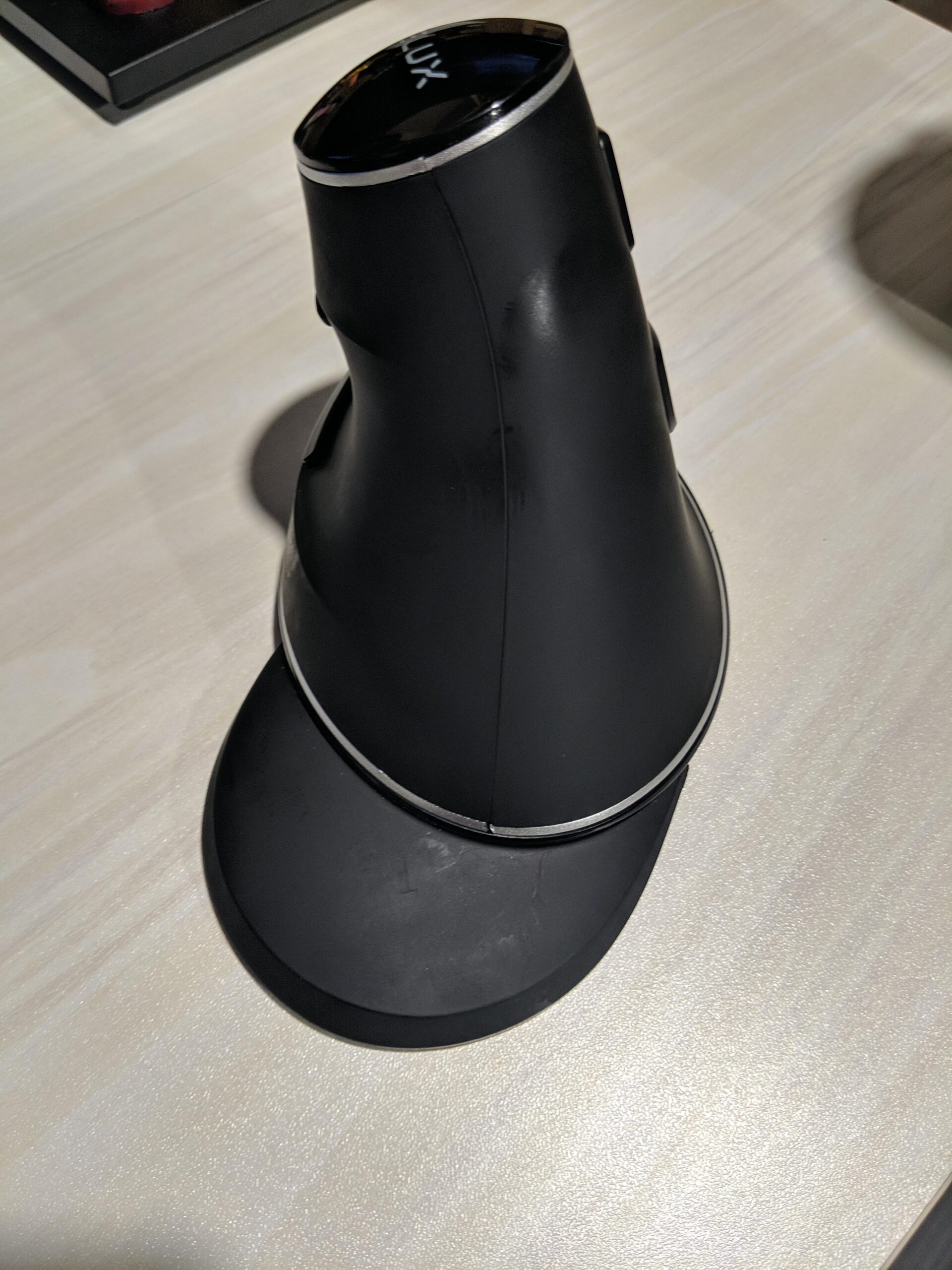 DELUX Ergonomic Vertical Mouse, Wireless Ergo Mouse for Large Hands, 2.4G Connection, Silent Clicks, Up to 1600 DPI, 6 Buttons, Removable Wrist Rest, Compatible with Laptop/PC (M618Plus Wireless-Black) customer photo 1