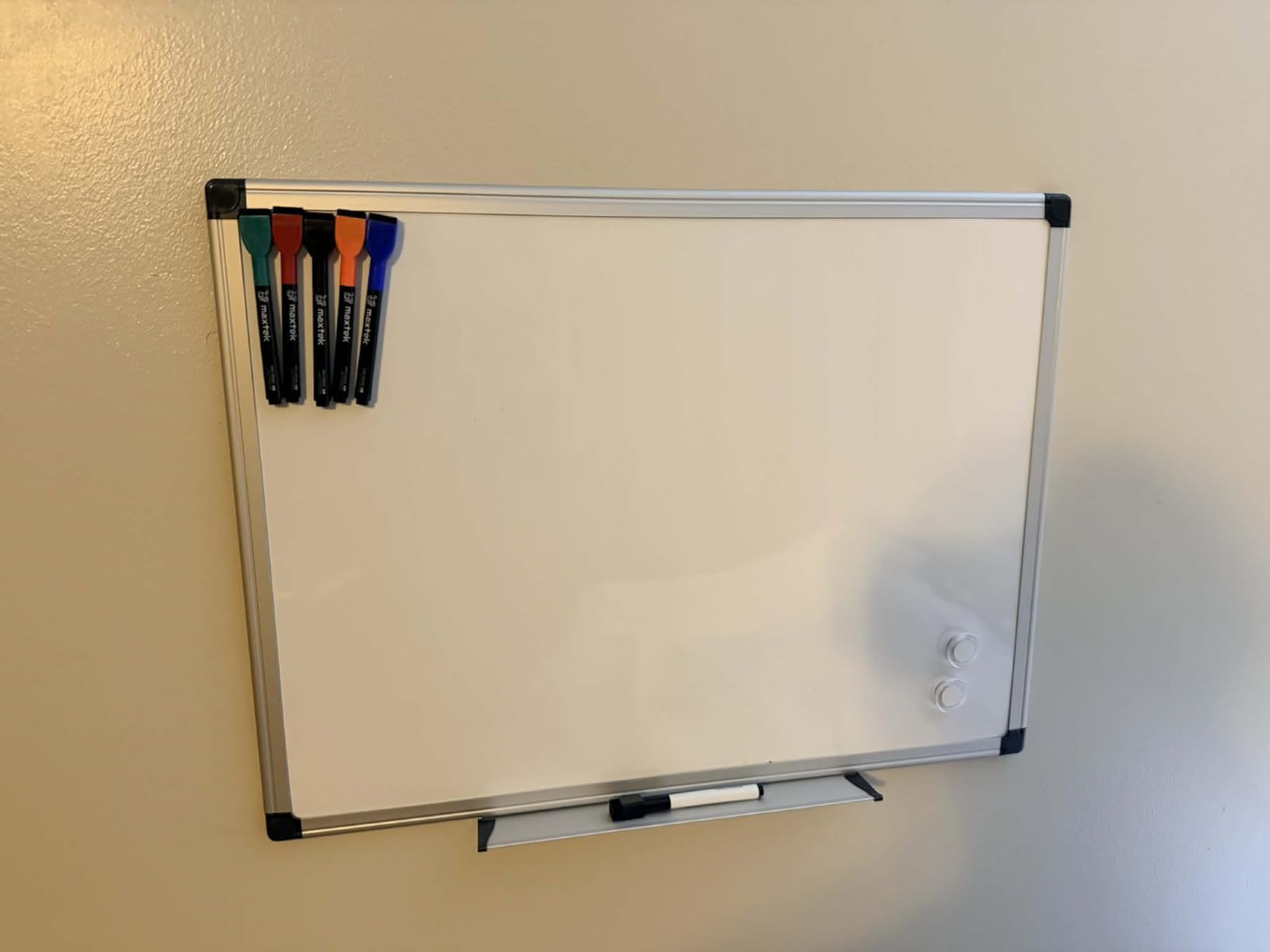 Amazon Basics Magnetic Dry Erase Whiteboard, 35
