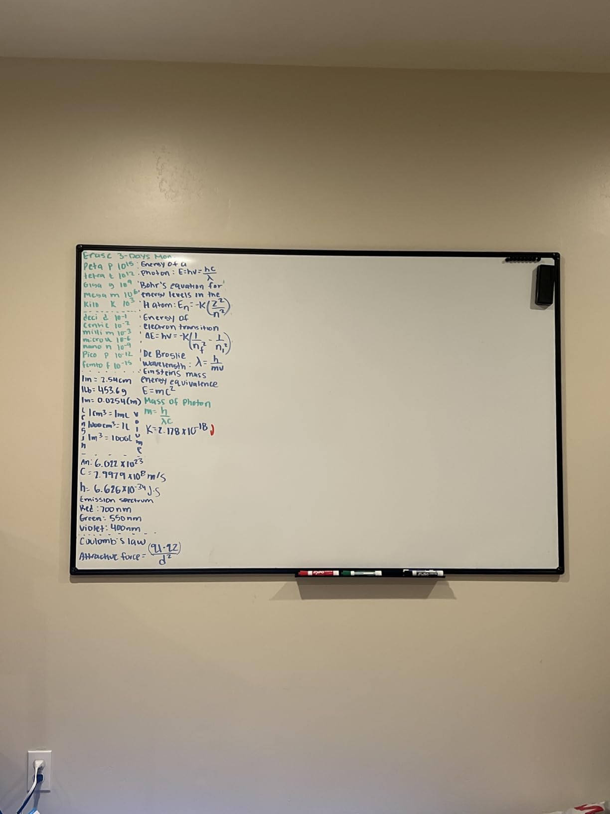 JILoffice Magnetic Whiteboard/White Board, Dry Erase Board 48 x 36 Inch, Black Aluminum Frame Wall Mounted Board for Office Home and School customer photo 2