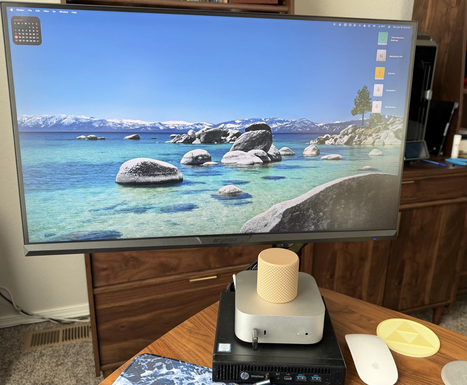 HUANUO FlowLift Single Monitor Mount, 13 to 32 Inch Monitor Arm, Adjustable Monitor Stand, Vesa Mount with Clamp and Grommet Base - Fits 4.4 to 19.8lbs LCD Computer Monitors customer photo 2