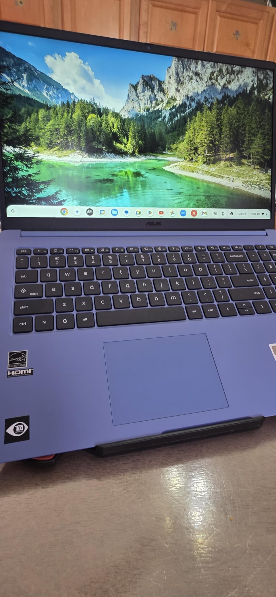 Ergonomic Adjustable Laptop Stand for Desk with Phone Holder & 360° Rotation - Foldable Portable Stand for 10-17