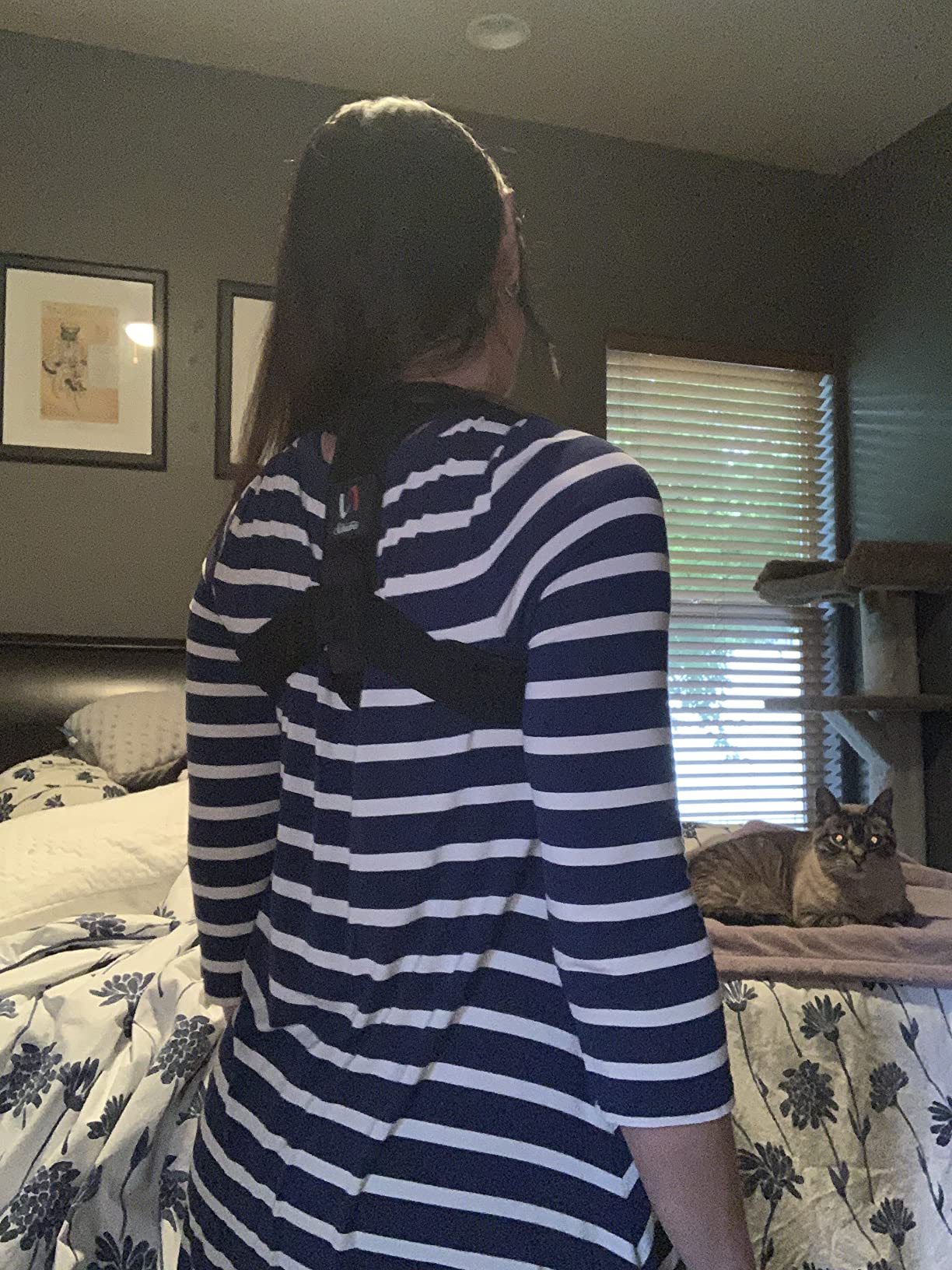 Schiara Posture Corrector for Men and Women, Comfortable Upper and Back Brace, Adjustable Back Straightener Support for Back, Shoulder and Neck customer photo 2