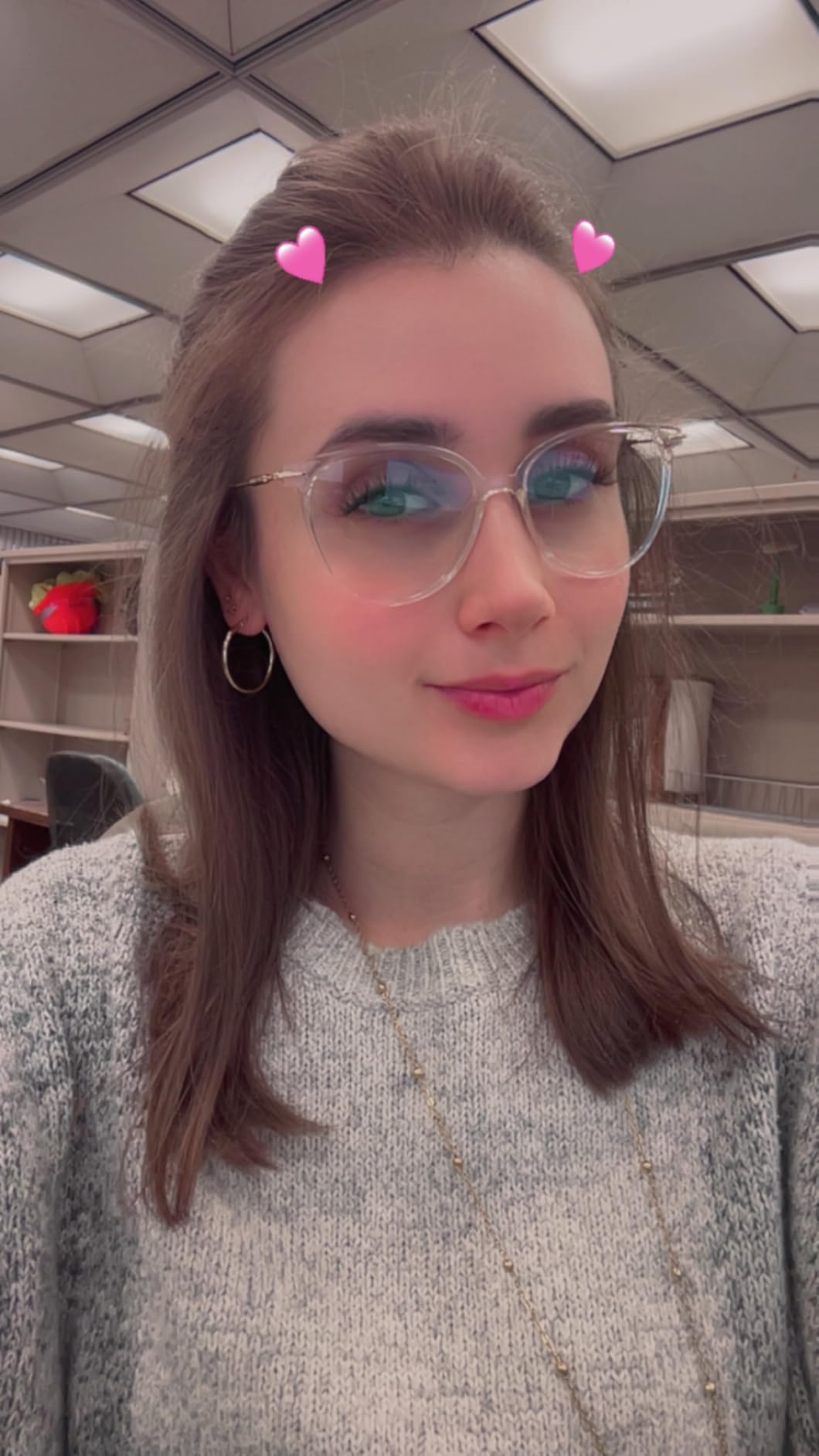 Gaoye Blue Light Blocking Glasses - Trending Round TR90 Frames, Metal Arms, UV400 Protection - Matching Soft Case customer photo 1