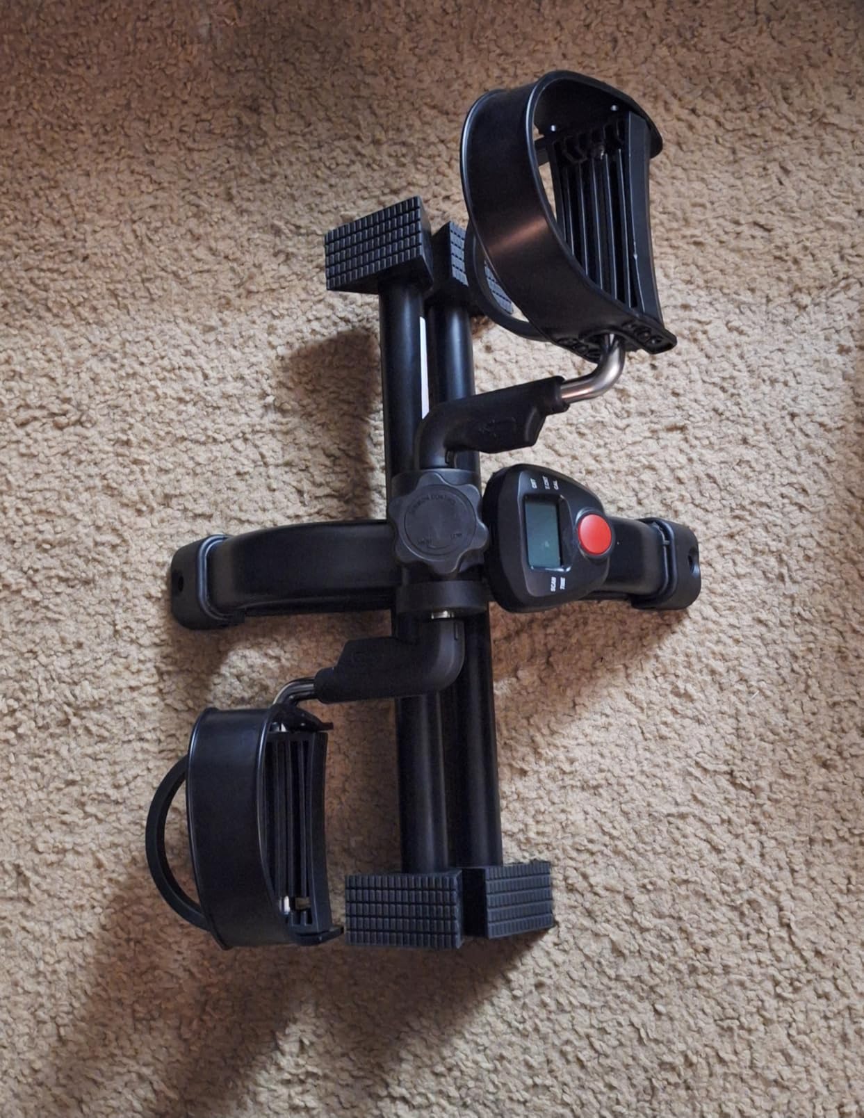 Vaunn Under Desk Bike Pedal Exerciser Ergometer with LCD Display - Mini Pedal Exerciser for Arm & Leg Workout, Folding Desk Cycle for Home Office, Physical Therapy & Low Impact Cardio customer photo 2