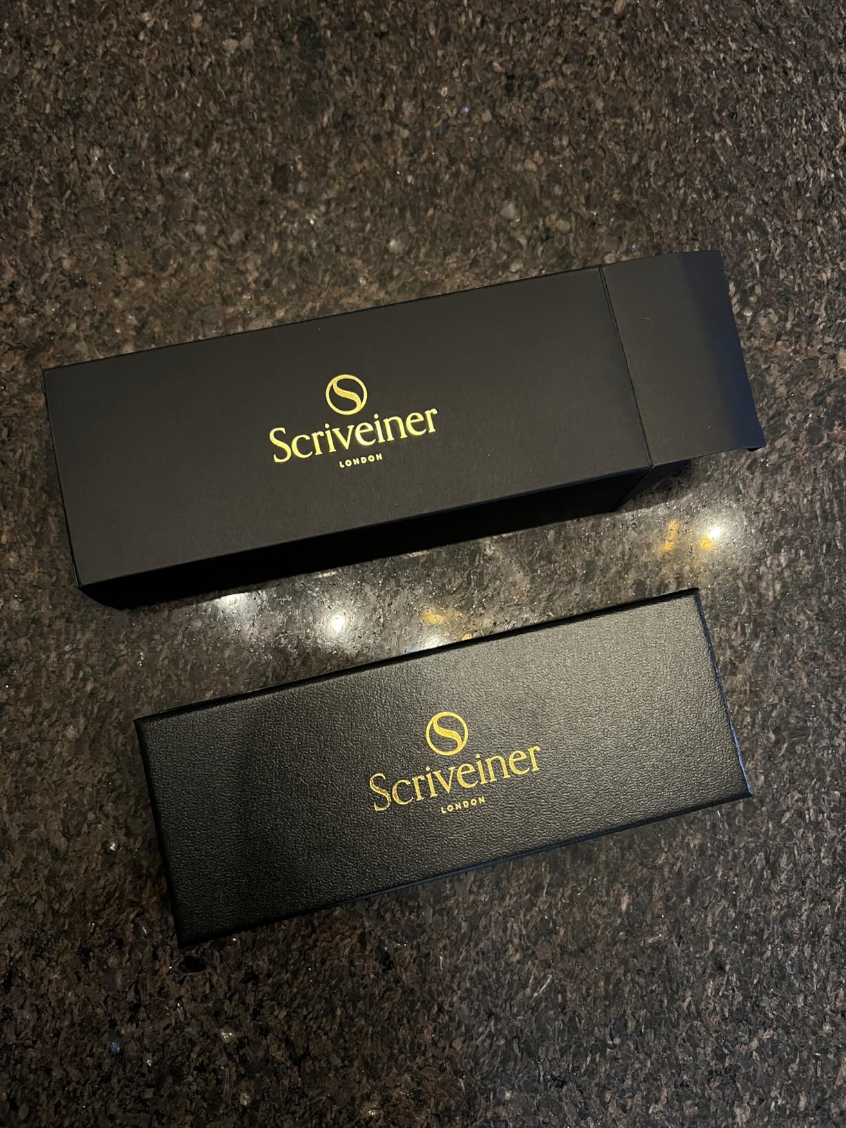 Scriveiner Black Lacquer Ballpoint Pen -Stunning Luxury Pen, Real Gold Plating, Schmidt Black Refill, Best Gift Set for Men & Women, Professional Executive Office, Nice Fancy Designer Pens customer photo 2