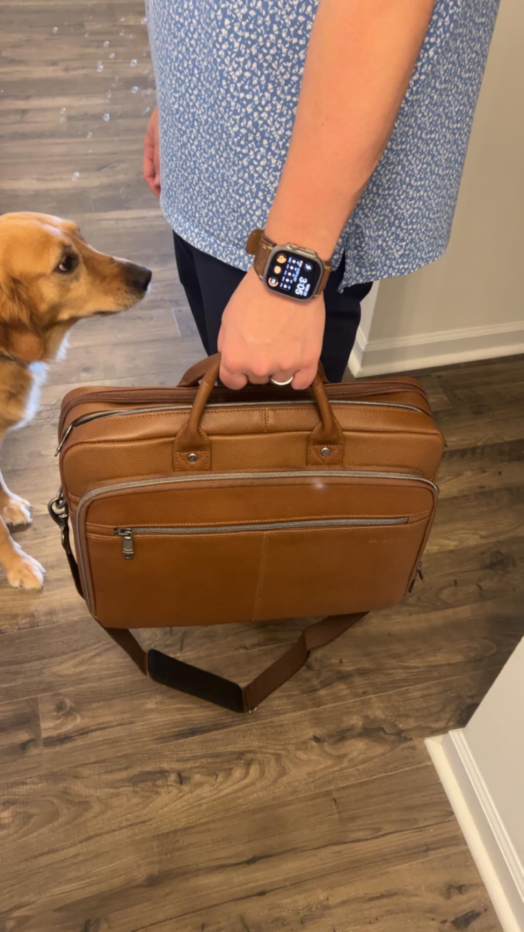 Samsonite Classic Leather Toploader Briefcase customer photo 1