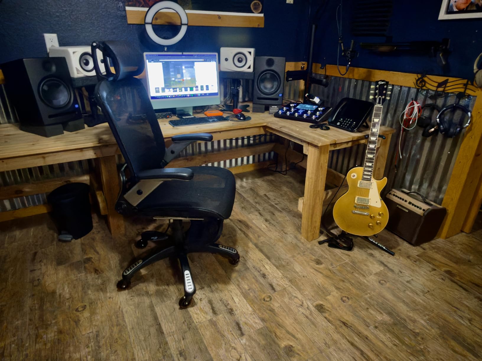 GABRYLLY Ergonomic Office Chair, High Back Home Desk Chair with Headrest, Flip-Up Arms, 90-120° Tilt Lock and Wide Cushion, Big and Tall Mesh Chairs for Man Woman, Black Task Chair customer photo 2