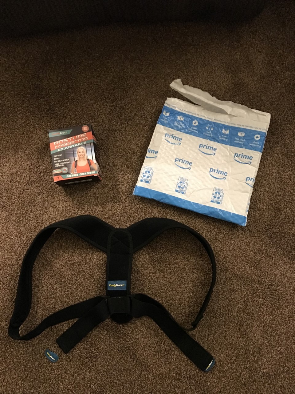 ComfyBrace Posture Corrector-Back Brace for Men and Women- Fully Adjustable Straightener for Mid, Upper Spine Support- Neck, Shoulder, Clavicle and Back Pain Relief-Breathable customer photo 2