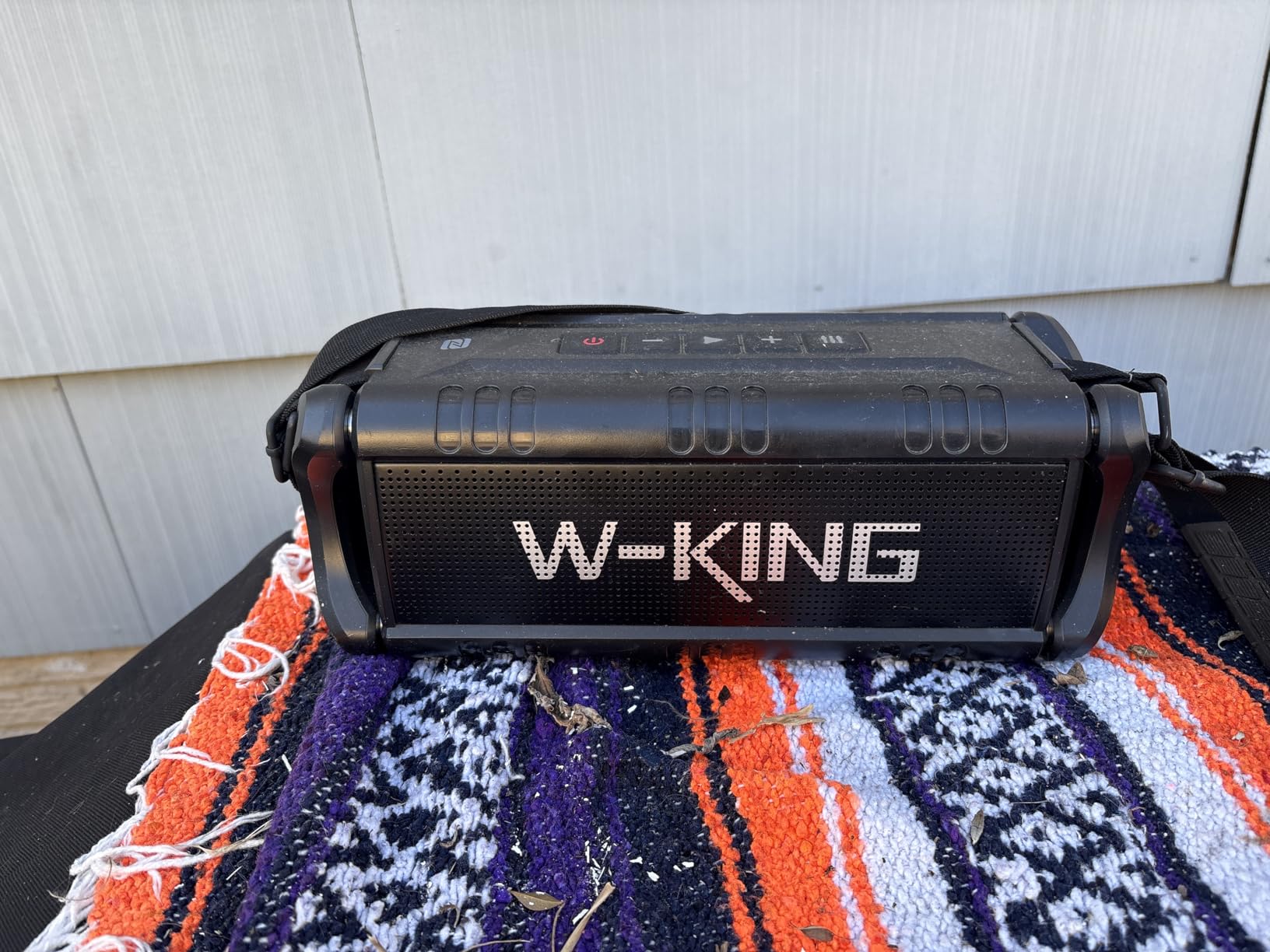 W-KING Bluetooth Speaker, 90W Max Portable Outdoor Speaker Loud, IPX6 Waterproof/50W Deep Bass Subwoofer/40H/EQ/Dual Pairing/TF/AUX, Large Boombox Speakers customer photo 1