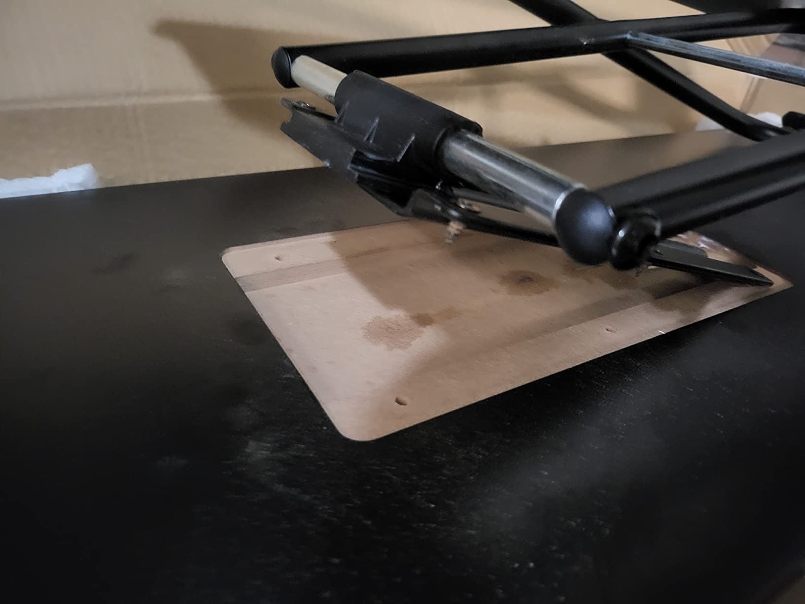 Mount-It! Standing Keyboard Tray, Height Adjustable Keyboard and Mouse Riser for Desk, Sit Stand Keyboard Platform, Large 23.6