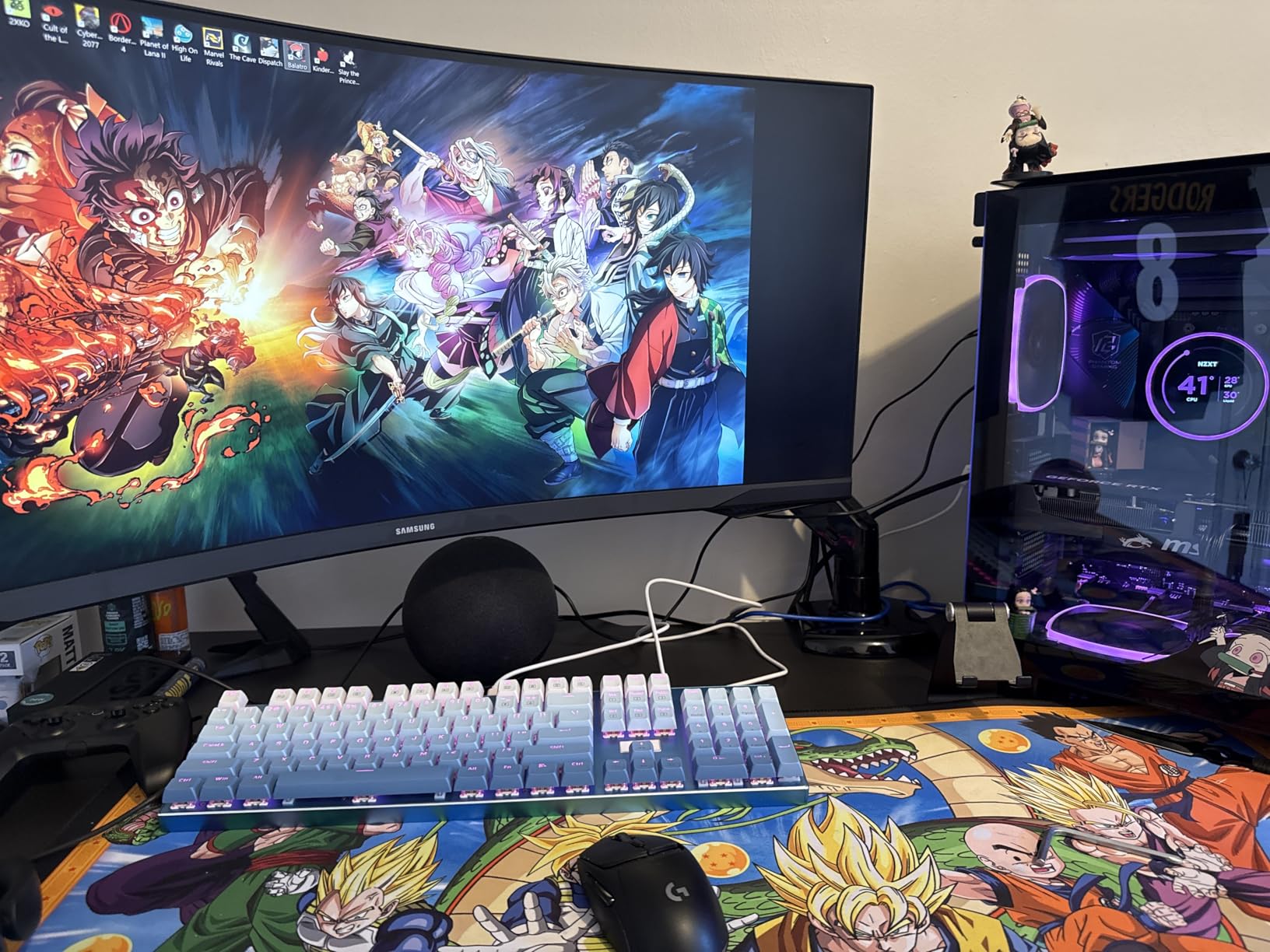 ErGear Dual Monitor Desk Mount up to 40 inches Screens, Max 26.4lbs Capacity Each, Heavy Duty Ultrawide Monitor Arm with USB Ports, Height Adjustable Monitor Stand, VESA 75x75mm or 100x100mm, Black customer photo 1