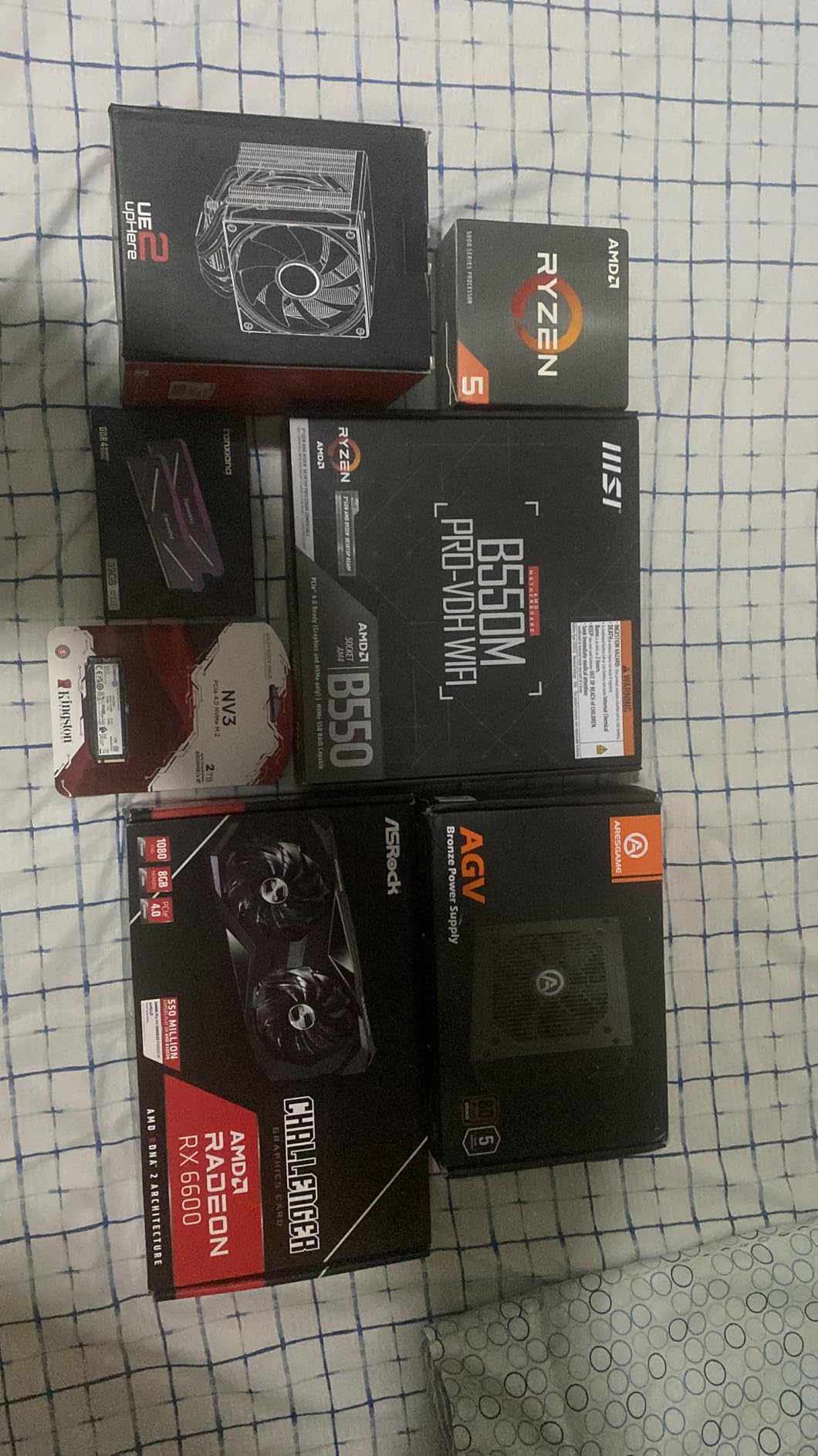 MSI B550M PRO-VDH WiFi ProSeries Motherboard (AMD Ryzen 5000, AM4, DDR4, PCIe 4.0, SATA 6Gb/s, M.2, USB 3.2 Gen 1, Wi-Fi, Bluetooth, D-SUB/HDMI/DP, Micro-ATX) customer photo 1