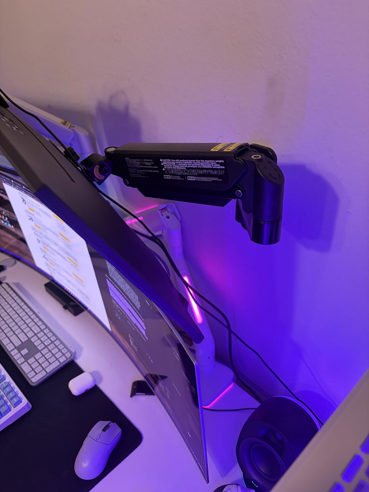 HUANUO Computer Monitor Wall Mount for 22