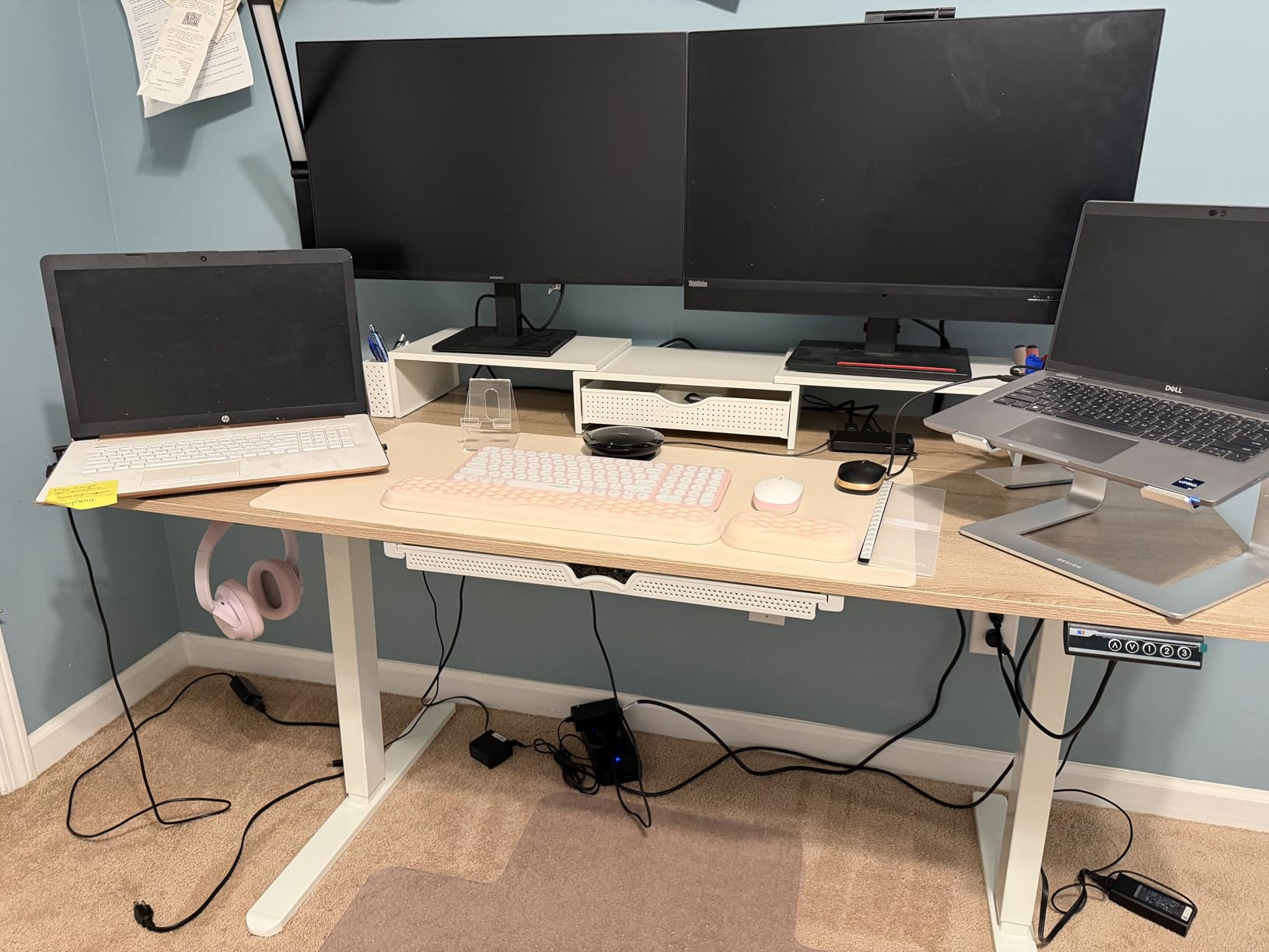 BESIGN LS03 Aluminum Laptop Stand, Ergonomic Detachable Computer Stand, Notebook Riser Compatible with Air, Pro, Dell, HP, Lenovo More 10-15.6