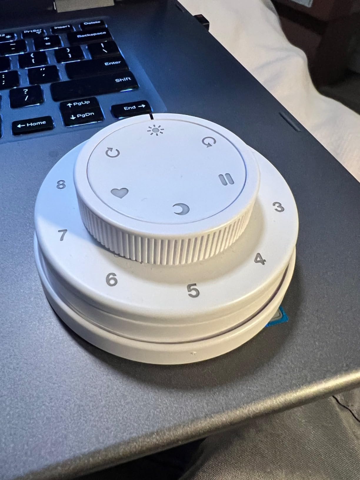 Yoolax Motorized Blinds with Remote, 100% Blackout Smart Blinds for Windows Motorized Shades Work with Alexa, Waterproof Automatic Roller Shades for Bedroom Office, Customized (Vinyl White) customer photo 2