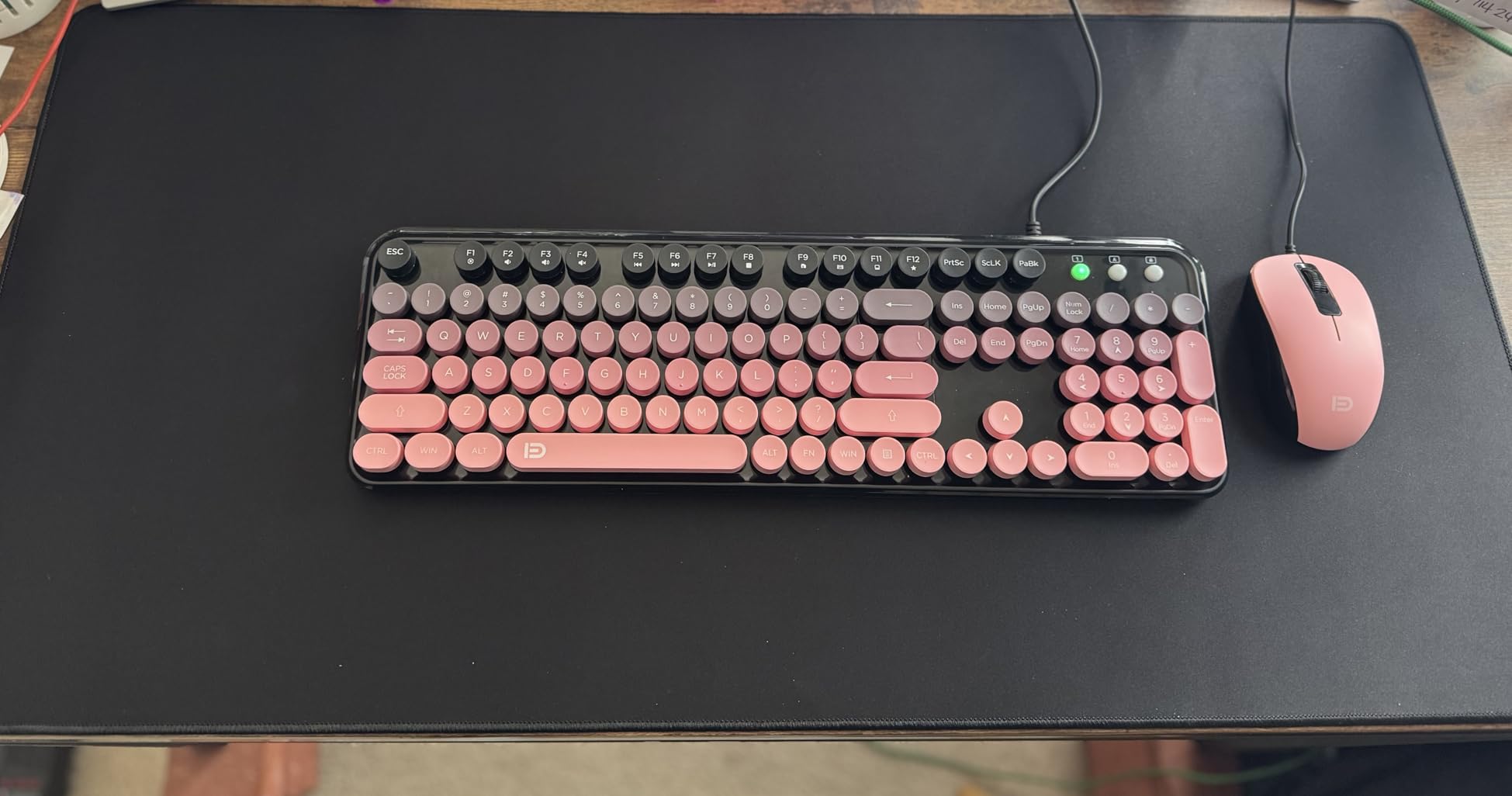 TEDNETGO Large Gaming Mouse Pad, Waterproof Extra Large Big Mouse Pad with Stitched Edge, XXL Non-Slip Black Computer Long Mousepad Desk Mat for Gamer, Office & Home, Black customer photo 1